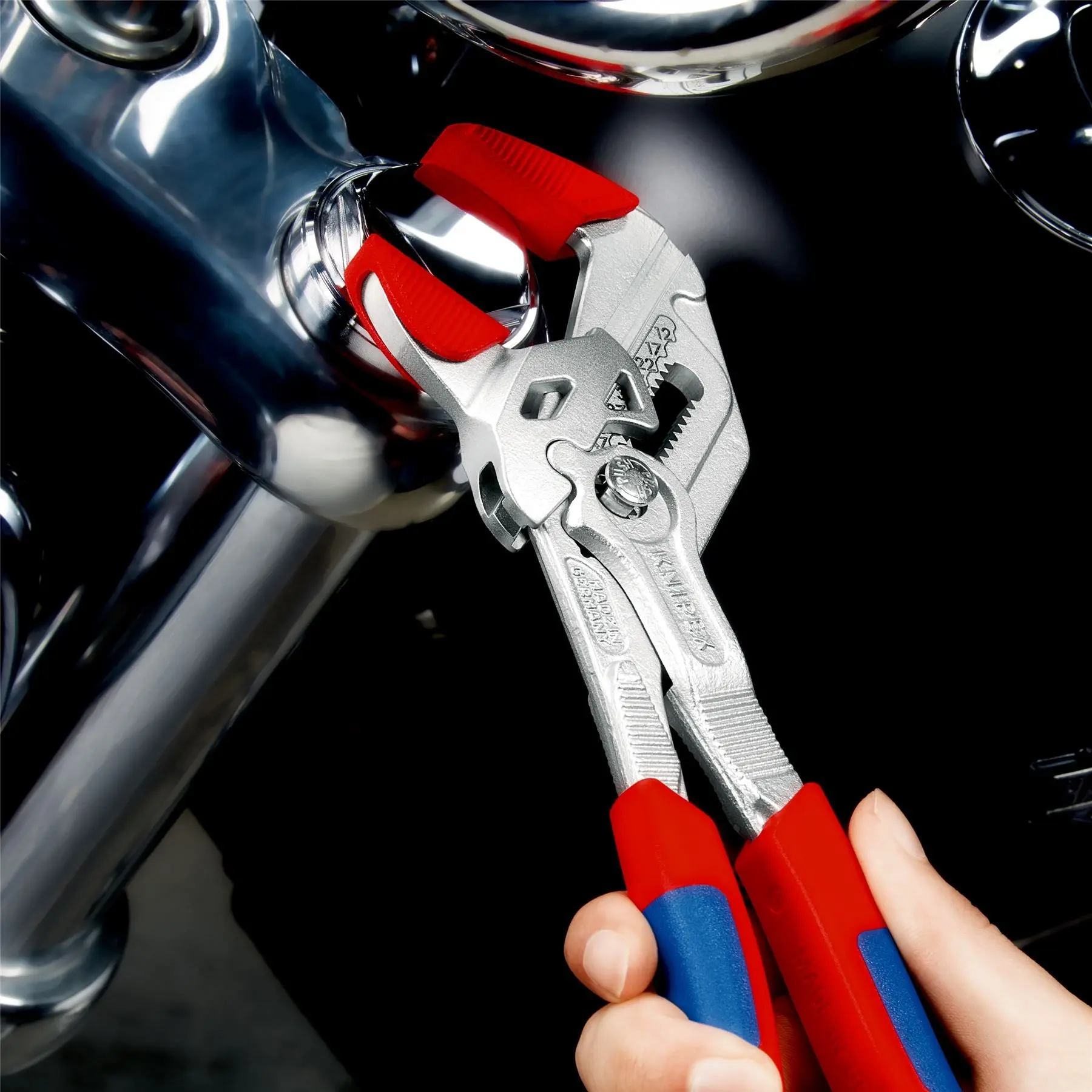 KNIPEX Pliers Wrench Adjustable Grips Push Button 100-400 mm Choose Size - Image 97
