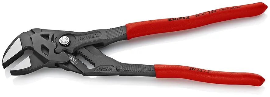 KNIPEX Pliers Wrench Slip Joint Plier 250mm Plastic Coated Handles Non Slip 86 01 250 SB - Image 2