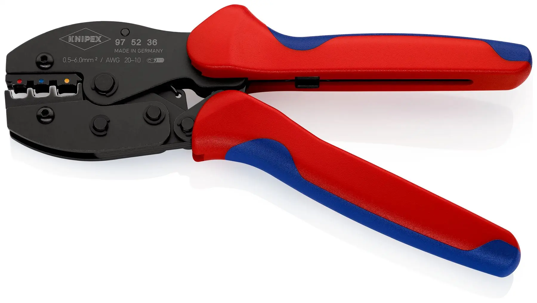 KNIPEX PreciForce Crimping Pliers for Imsulated Terminals Plug and Butt Connectors 97 52 36 - Image 2