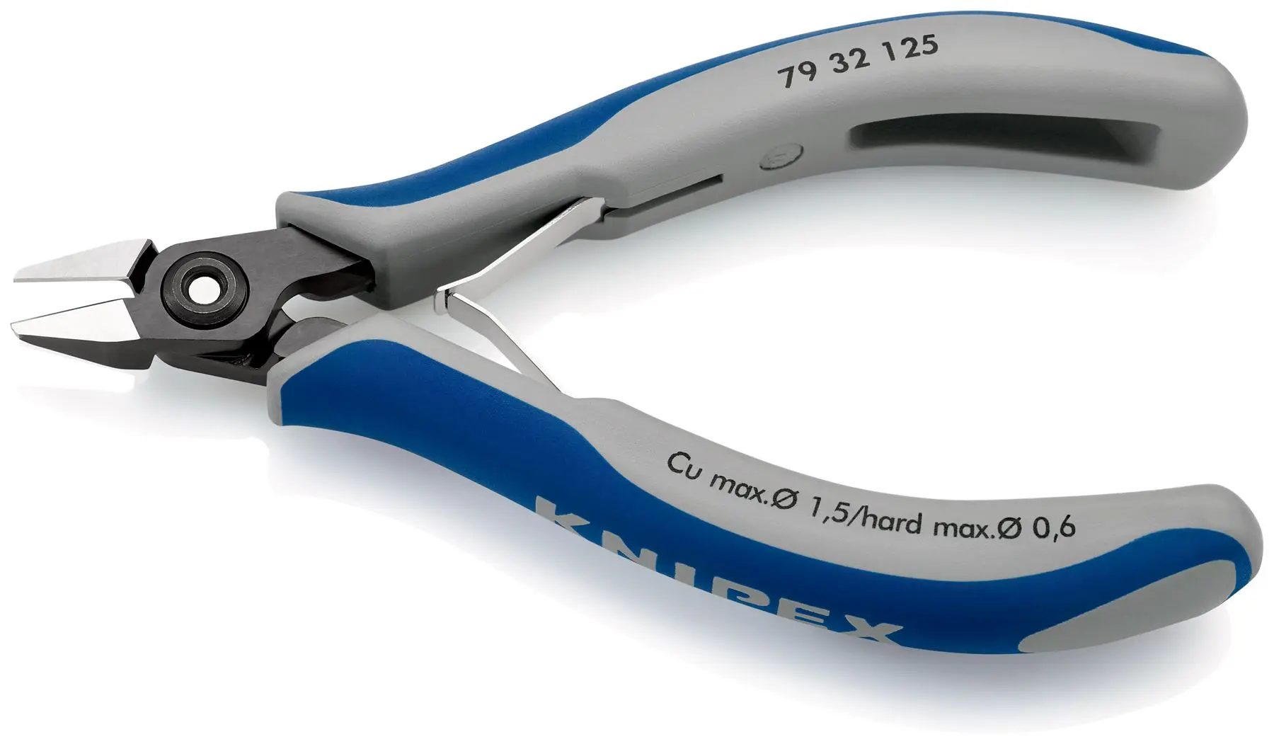 KNIPEX Precision Electronics Diagonal Side Cutting Pliers 125mm Multi Component Grips 79 32 125 - Image 2