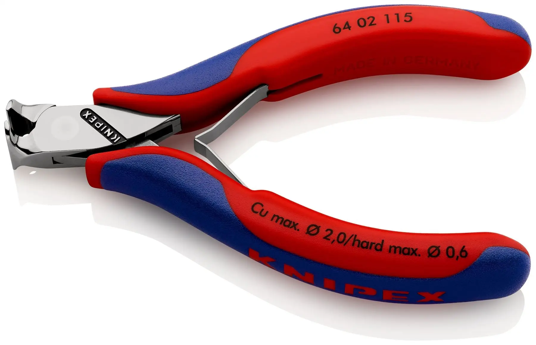 KNIPEX Precision Electronics End Cutting Nipper Pliers 115mm Multi Component Grips 62 02 115 - Image 2