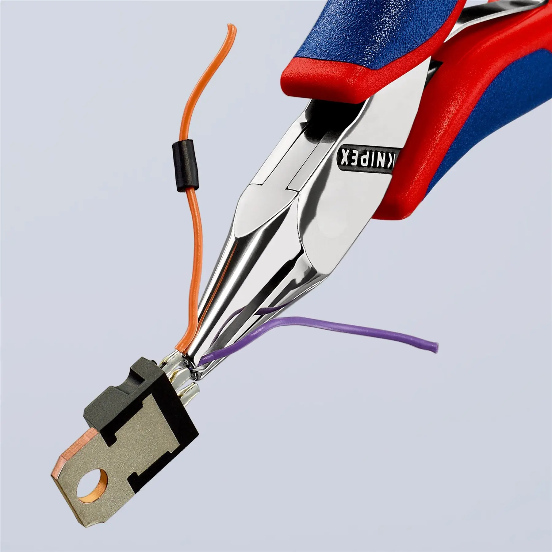 KNIPEX Precision Electronics End Cutting Nipper Pliers 115mm Multi Component Grips 64 22 115 - Image 3