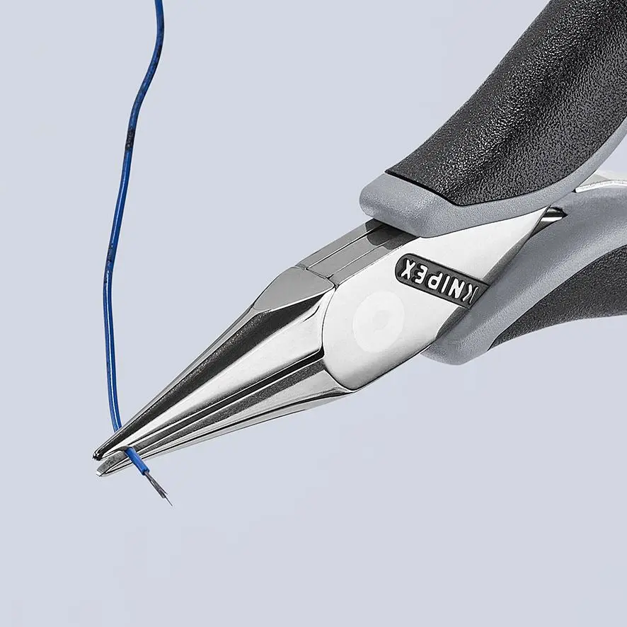 KNIPEX Precision Electronics Gripping Pliers ESD 115mm Black/Grey Multi Component Grips 35 22 115 ESD - Image 6