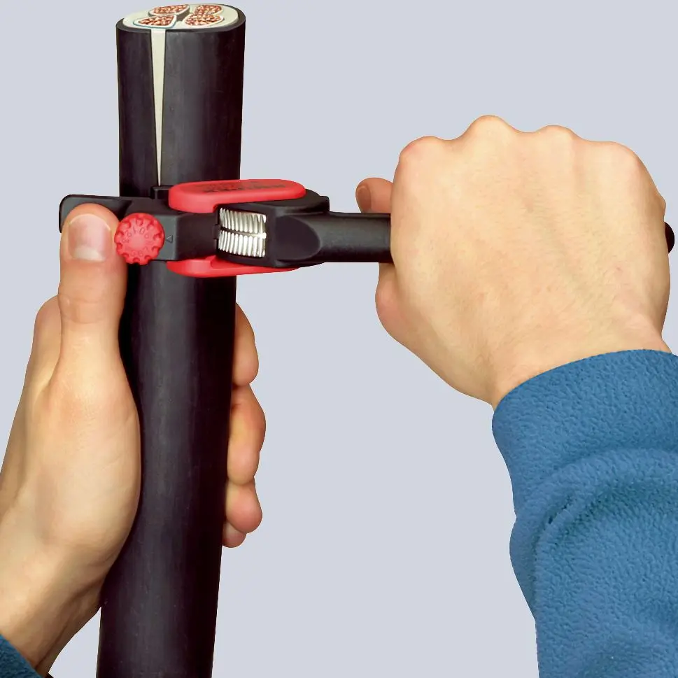 KNIPEX Round Cable Dismantling Tool Exceeding 25mm Diameter 16 40 150 - Image 6