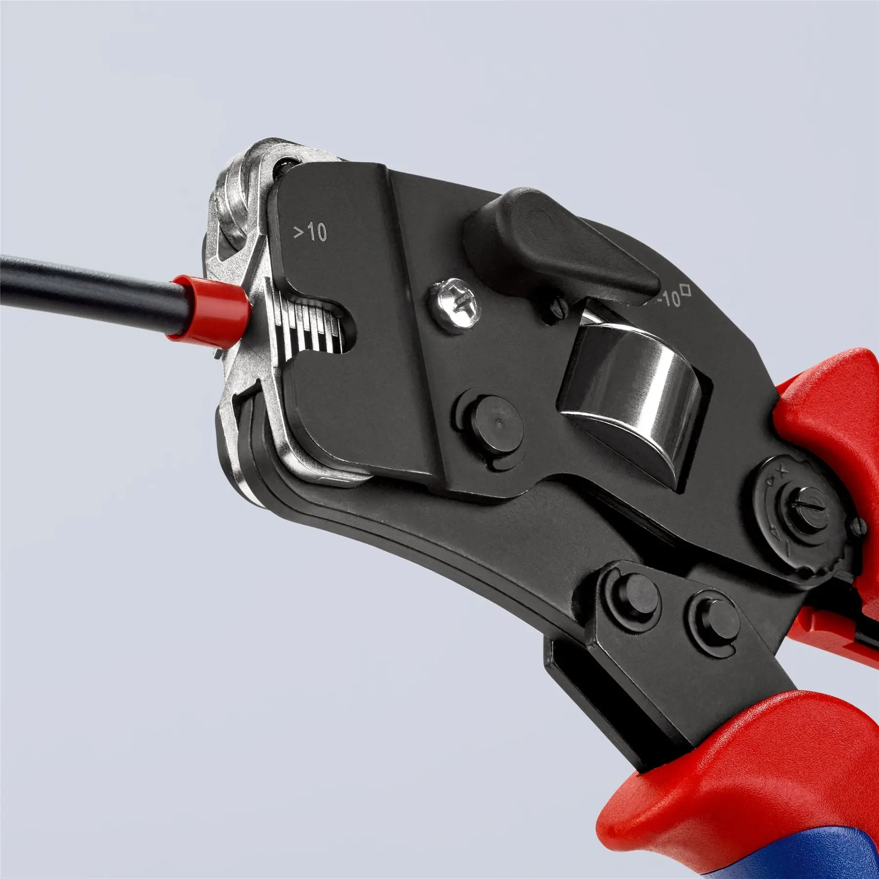 KNIPEX Self Adjusting Crimping Pliers for Wire Ferrules with Front Loading 0.08-10/16mm² 190mm Multi Component Grips 97 53 09 SB - Image 11
