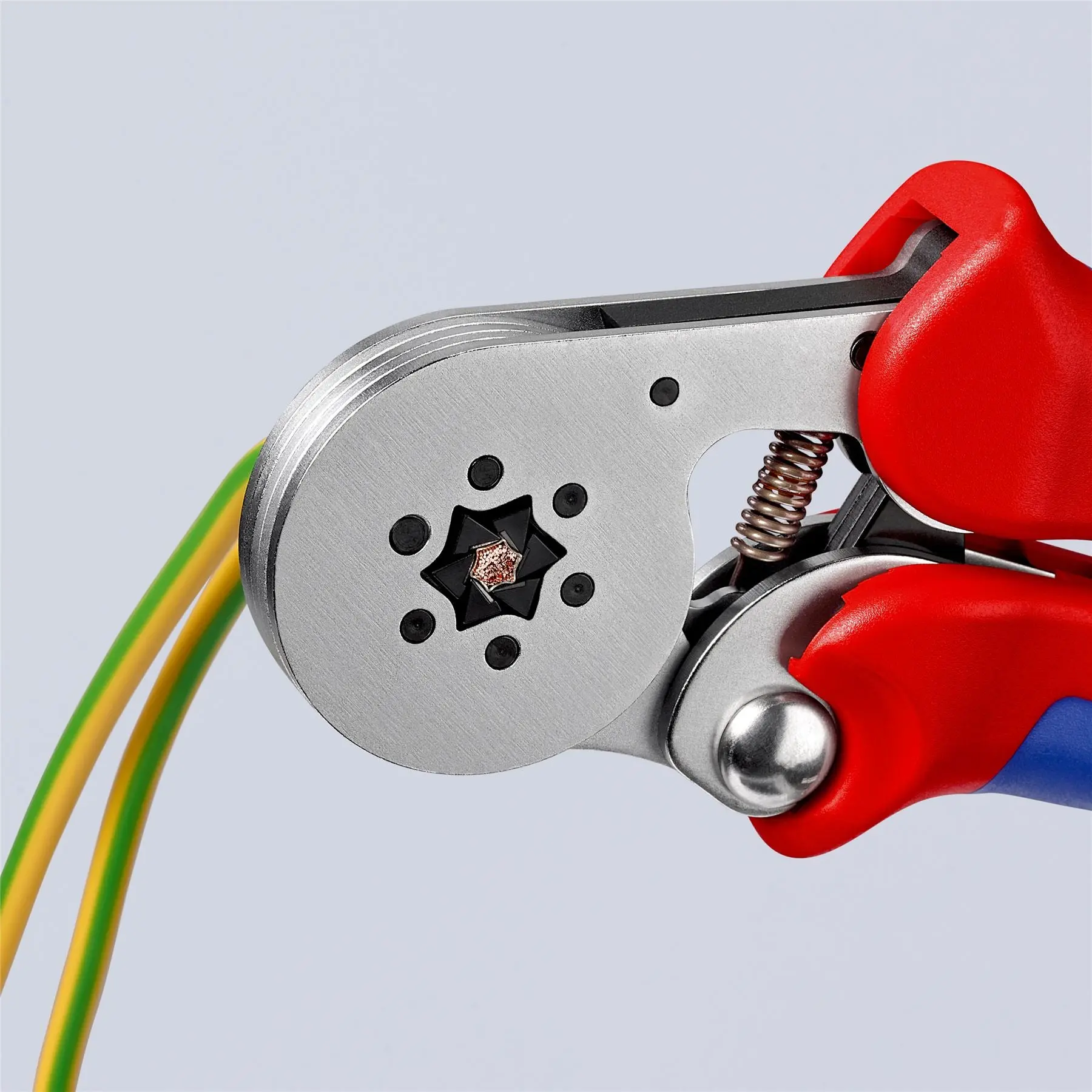 Knipex Self Adjusting Electricians Crimping Pliers for Wire Ferrules 0.08-10mm² 28-8 AWG 95 55 14 - Image 7