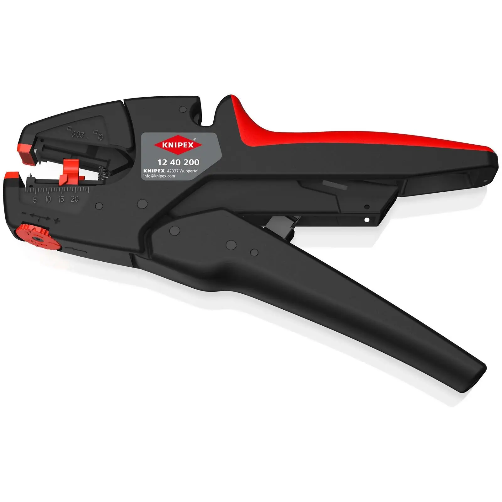 KNIPEX Self Adjusting Insulation Stripper 200mm Stripping Pliers 12 40 200