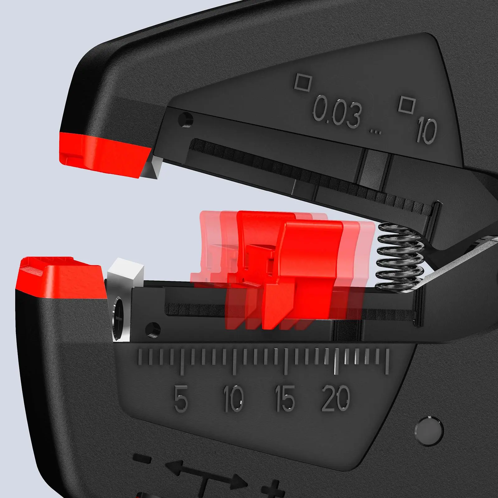 KNIPEX Self Adjusting Insulation Stripper 200mm Stripping Pliers 12 40 200 - Image 9