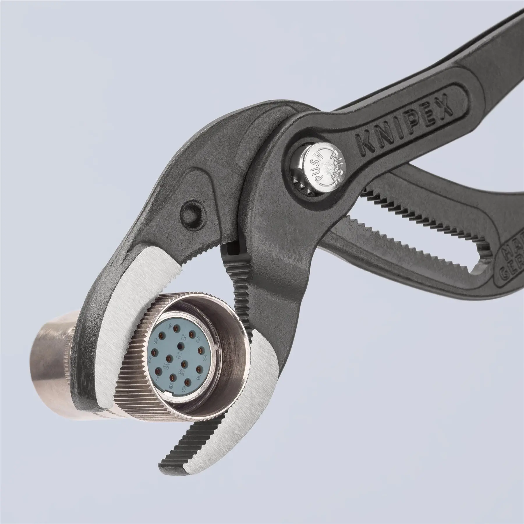 KNIPEX Siphon and Connector Pliers for Traps Tube Fittings Connectors 250mm Plastic Coated 81 01 250 SB - Image 4