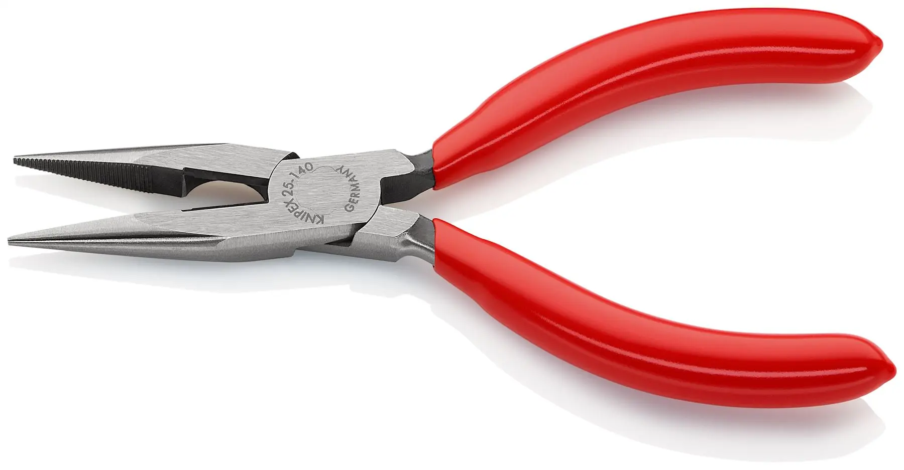 KNIPEX Snipe Nose Side Cutting Pliers 140mm Long Nose Radio Plier Plastic Coated 25 01 140 - Image 2