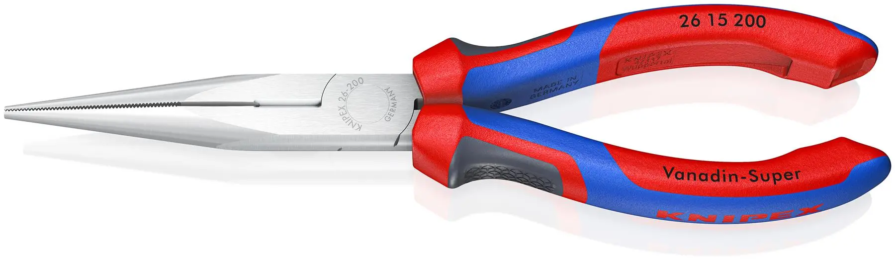 Knipex Snipe Nose Side Cutting Pliers Chrome 200mm Stork Beak Plier Multi Component Grips 26 15 200