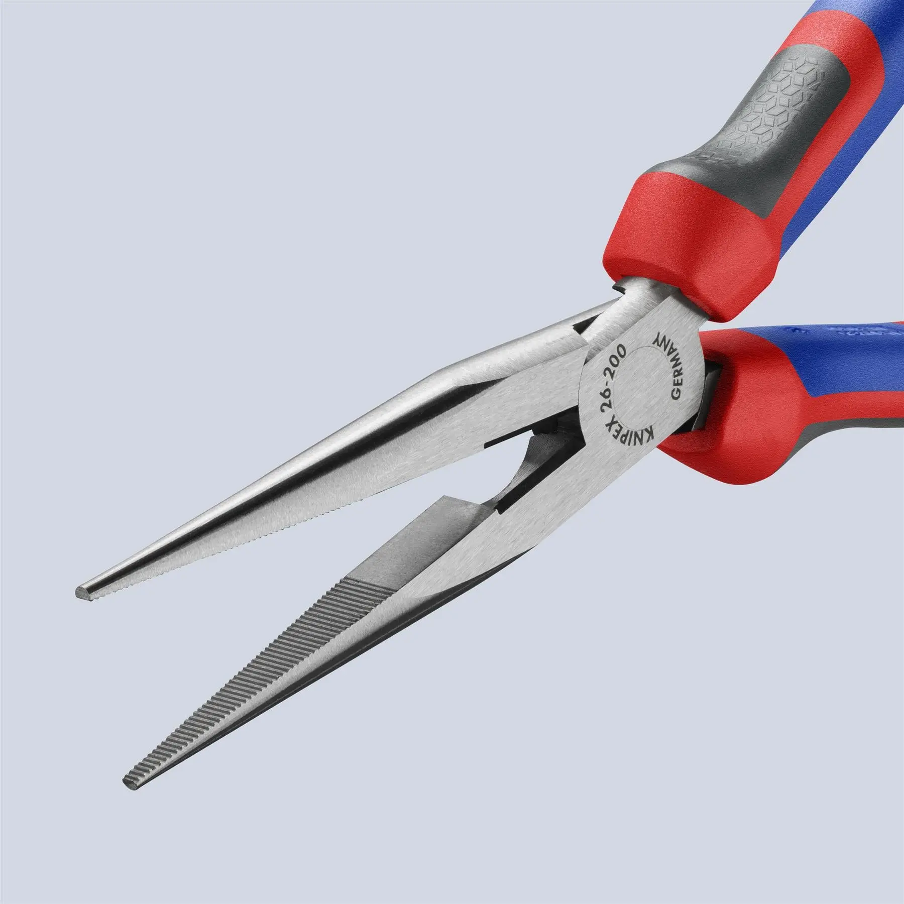 KNIPEX Snipe Nose Side Cutting Pliers Stork Beak Plier 200mm with Comfort Handles 26 12 200 - Image 9