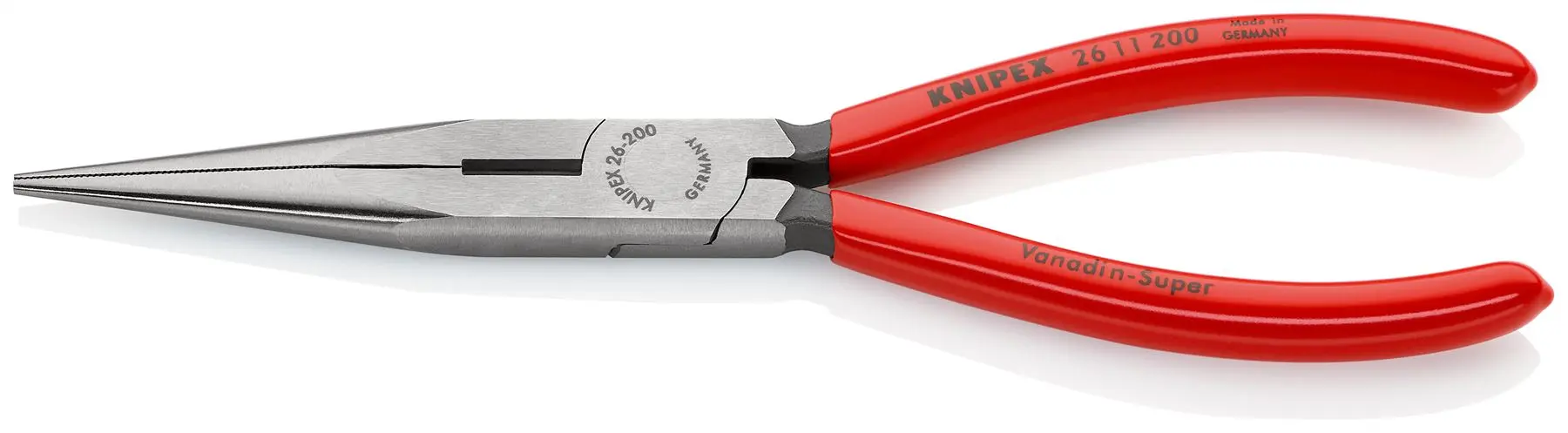 KNIPEX Snipe Nose Side Cutting Pliers Stork Beak Plier 200mm Plastic Coated 26 11 200 SB