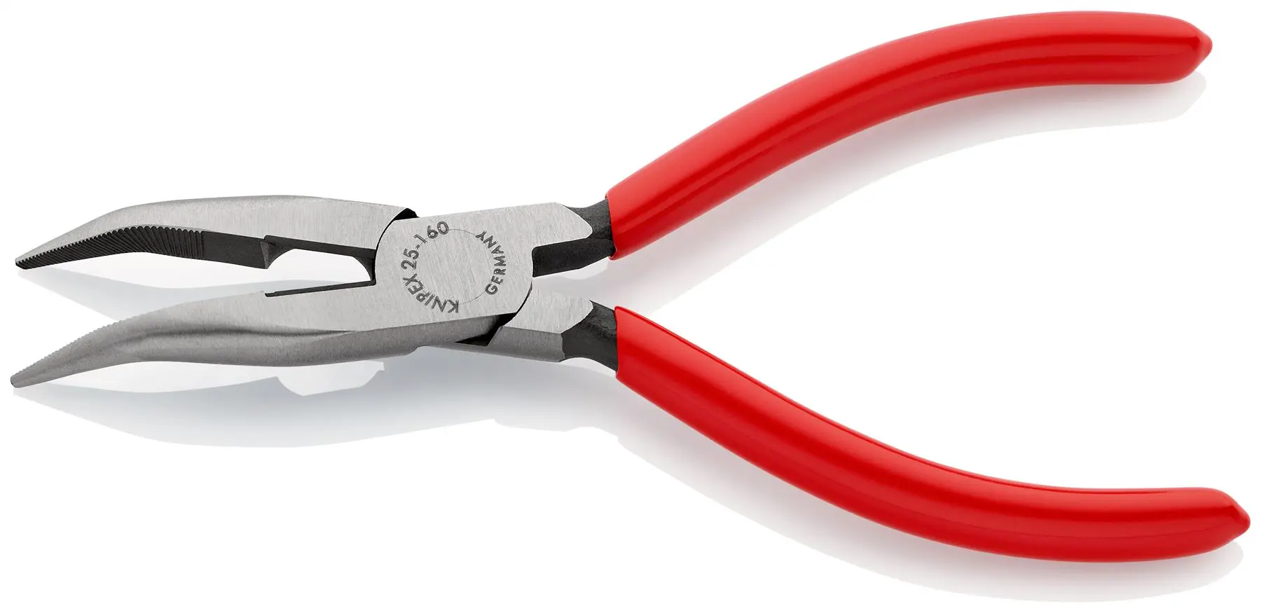 Knipex Snipe Nose Side Cutting Radio Pliers 40 Degrees Angled Jaws 160mm 25 21 160 - Image 2
