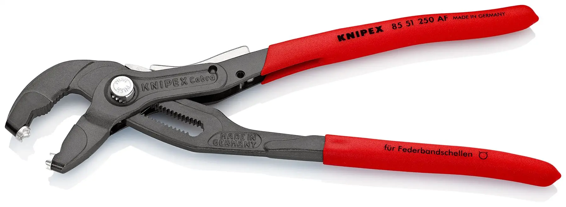 Knipex Spring Hose Clamp Pliers with Locking Device 250mm 85 51 250 AF - Image 3