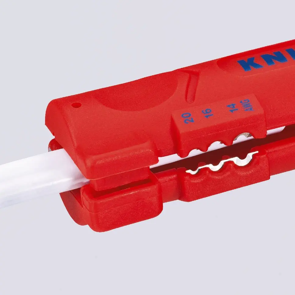 Knipex Stripping Tool for Flat and Round Cable 125mm Dismantling Tool for Data Cable 16 64 125 SB - Image 6