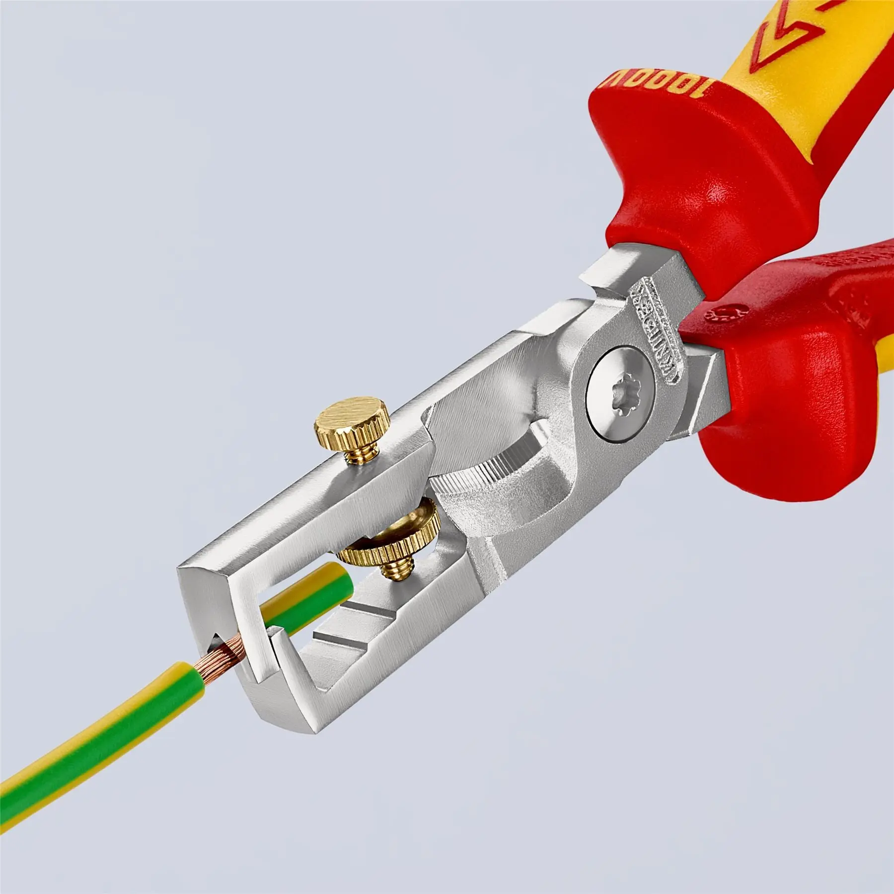 Knipex StriX Insulation Strippers with Cable Shears 180mm VDE Tested 1000V with Tether Point 13 66 180 T - Image 5