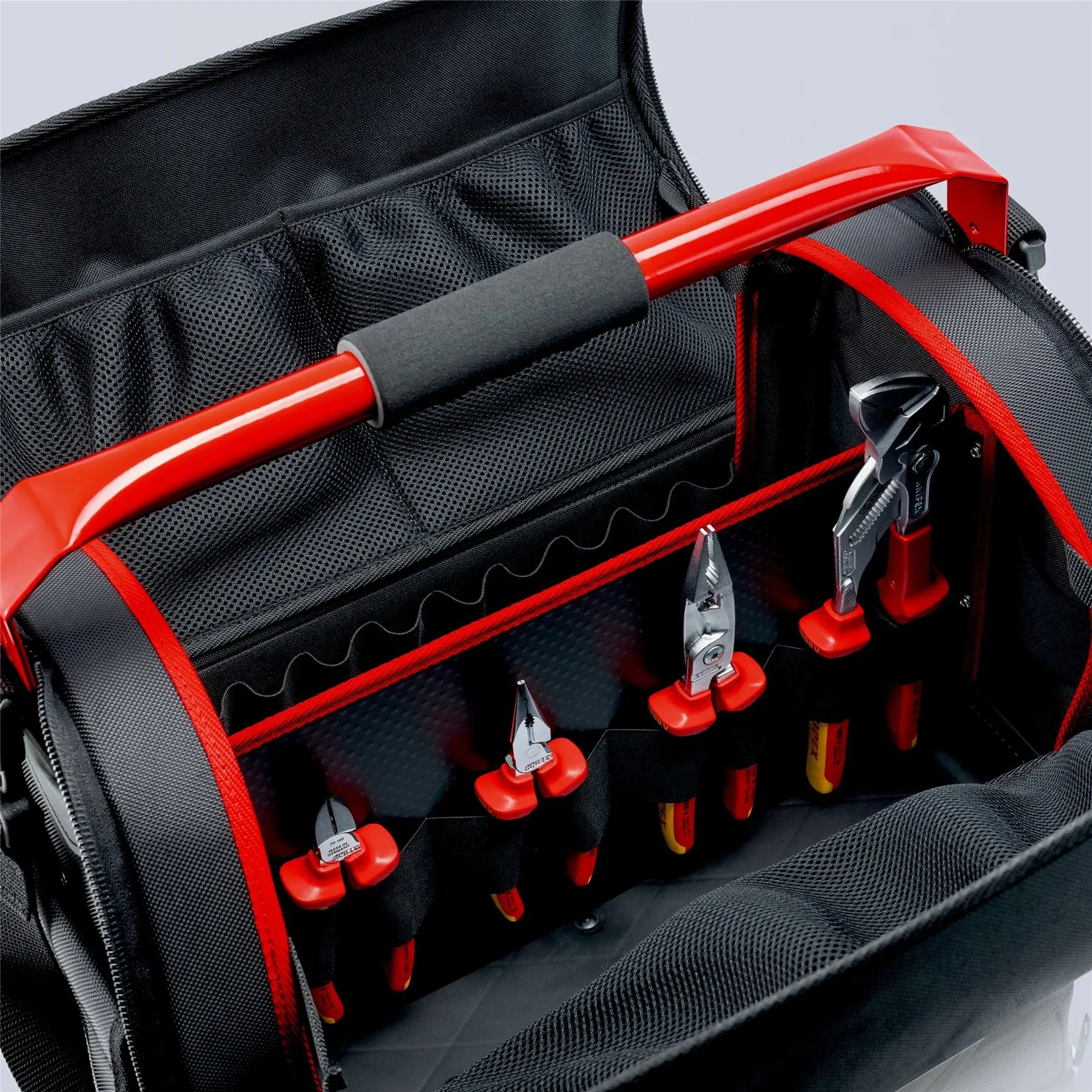 Knipex Tool Bag LightPack Empty Shoulder Strap Steel Handle with Softgrip 00 21 08 LE - Image 12