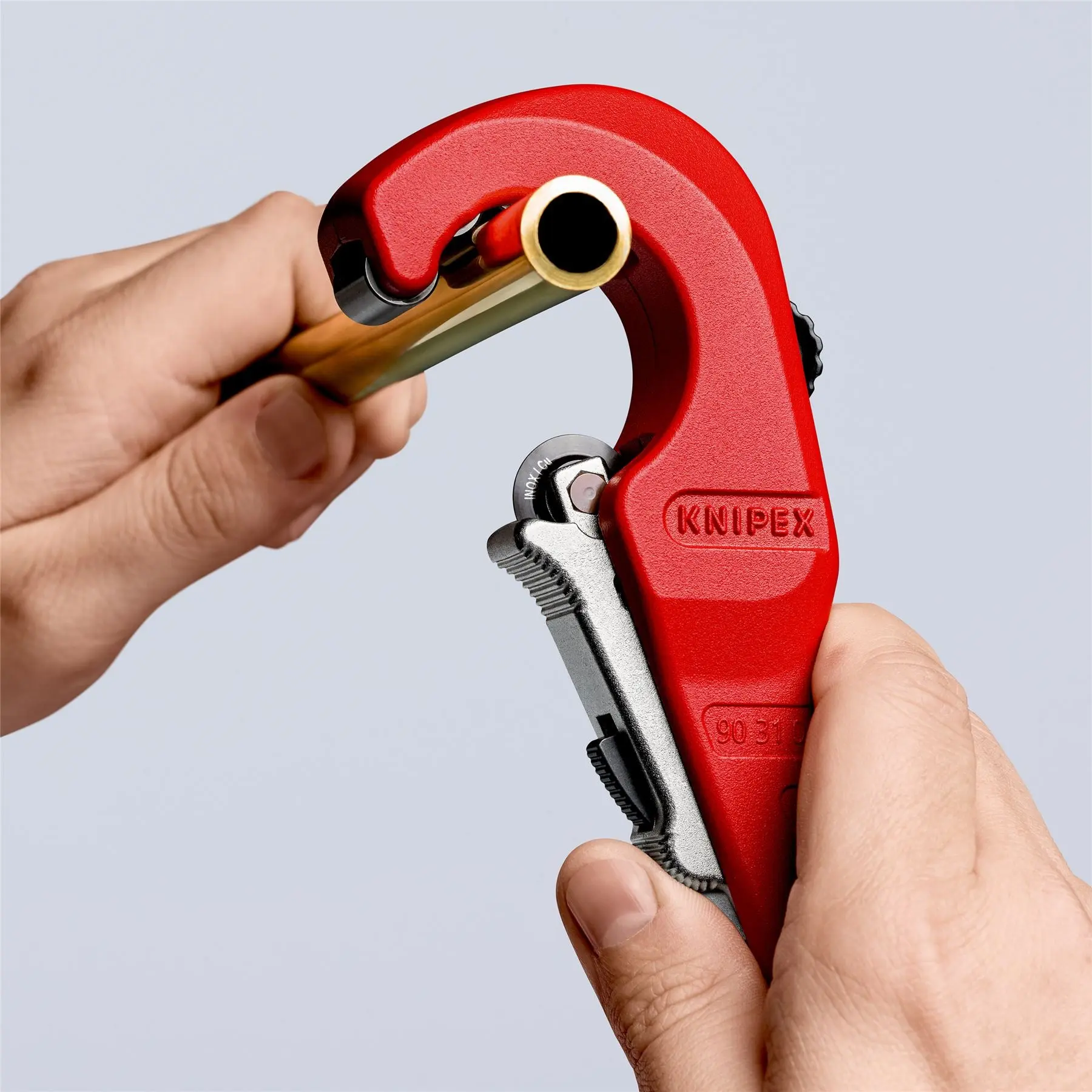 KNIPEX Tubix Pipe Cutter 6-35mm Capacity 180mm QuickLock Mechanism 90 31 02 SB - Image 2