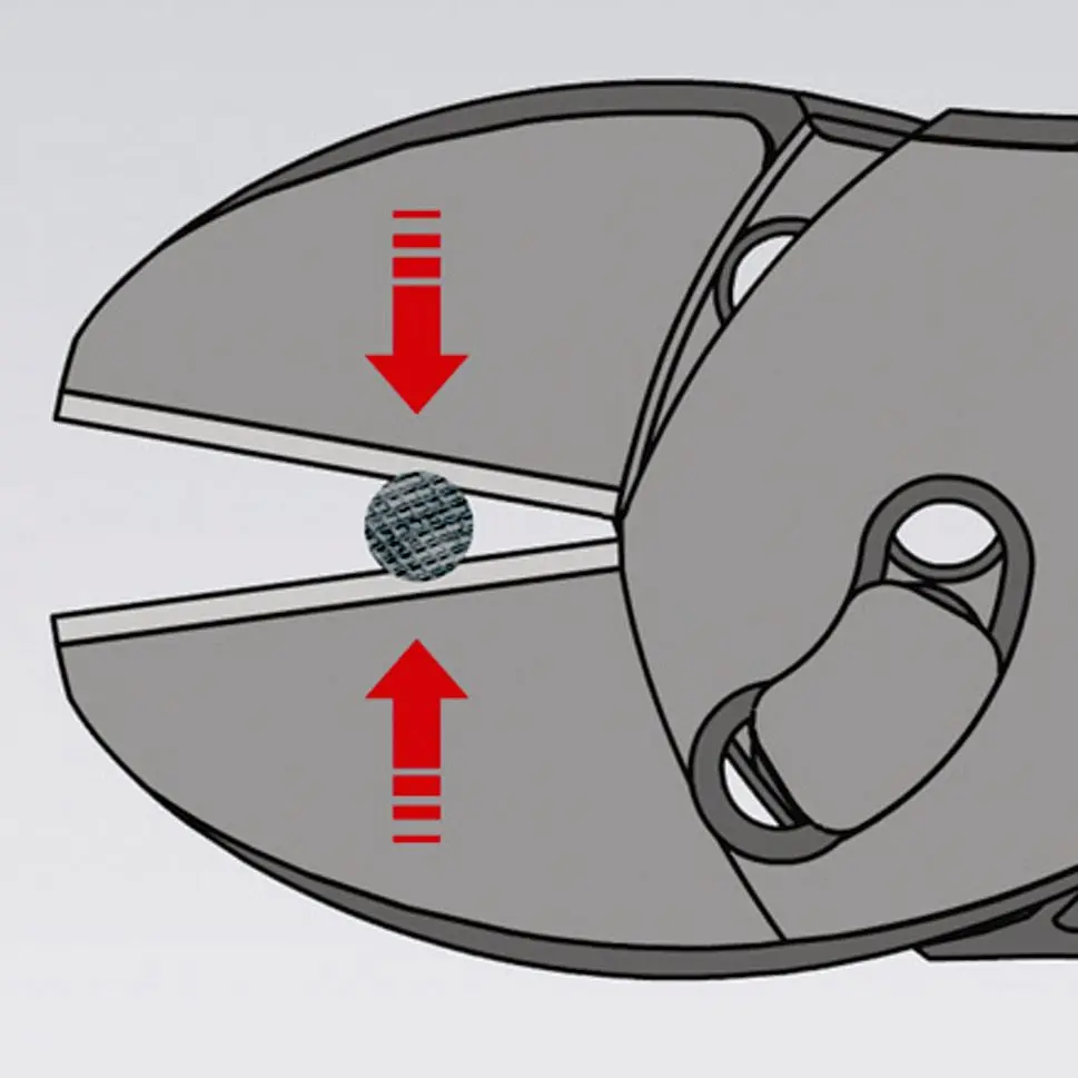 Knipex TwinForce High Performance Diagonal Cutters Cutting Pliers 180mm Opening Spring 73 72 180 F - Image 7