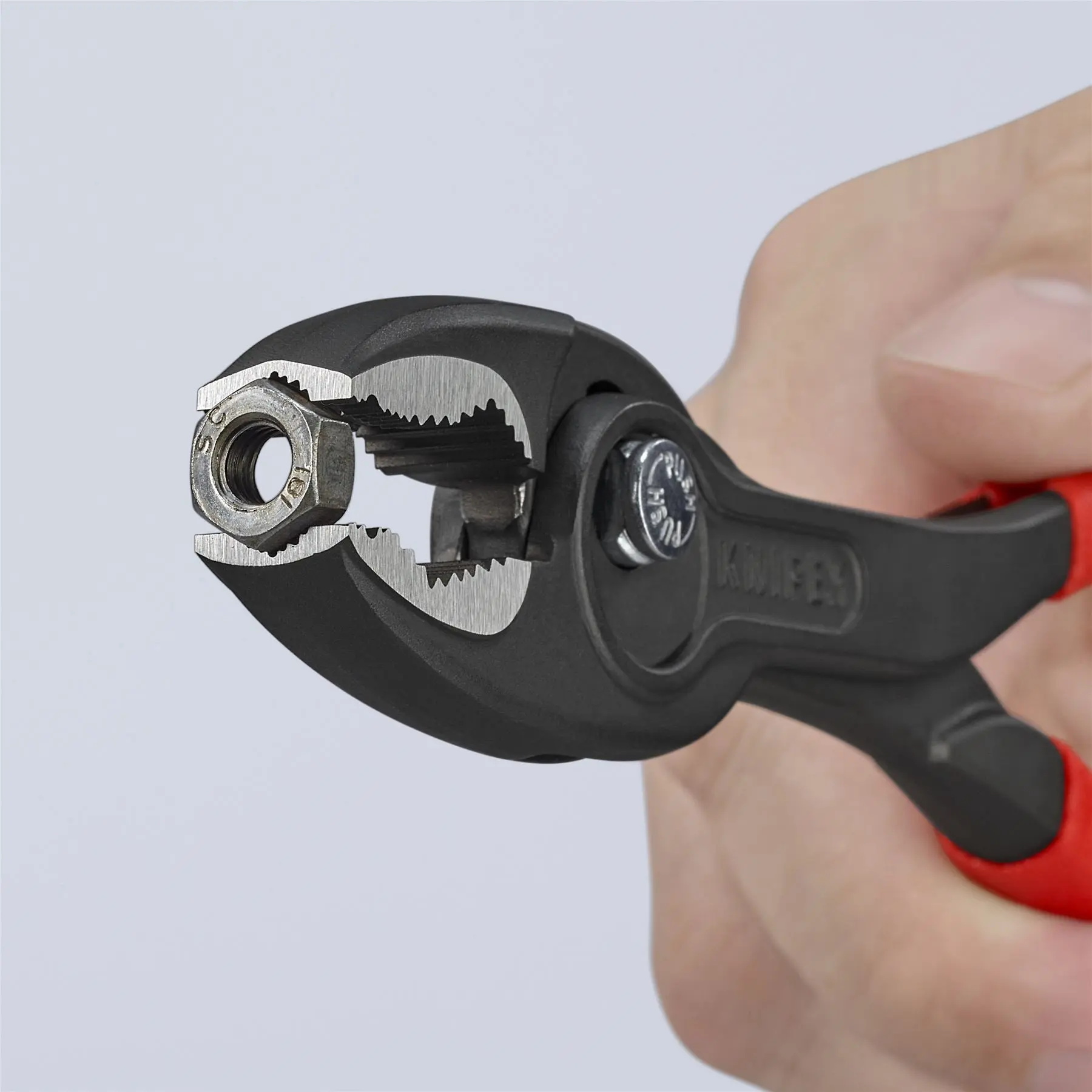 KNIPEX TwinGrip Slip Joint Pliers Front and Side Grip 200mm Plastic Coated Handles 82 01 200 SB - Image 15