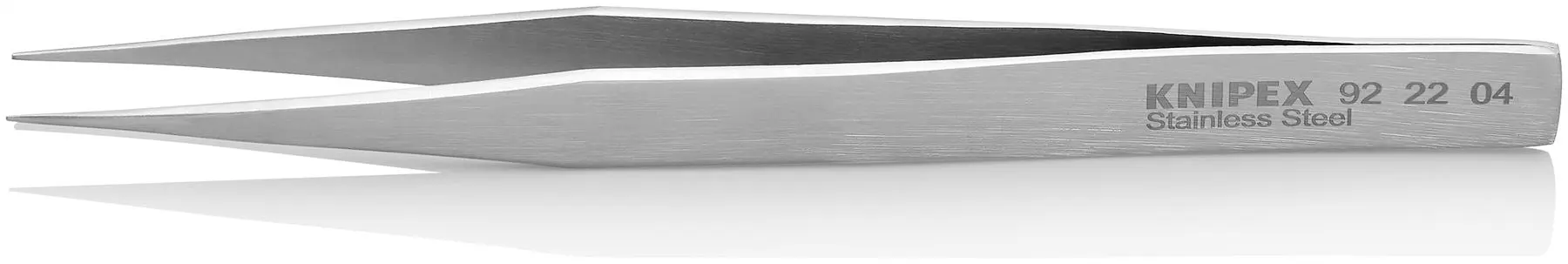 KNIPEX Universal Tweezers 128mm Pointed Tip Stainless Steel 92 22 04