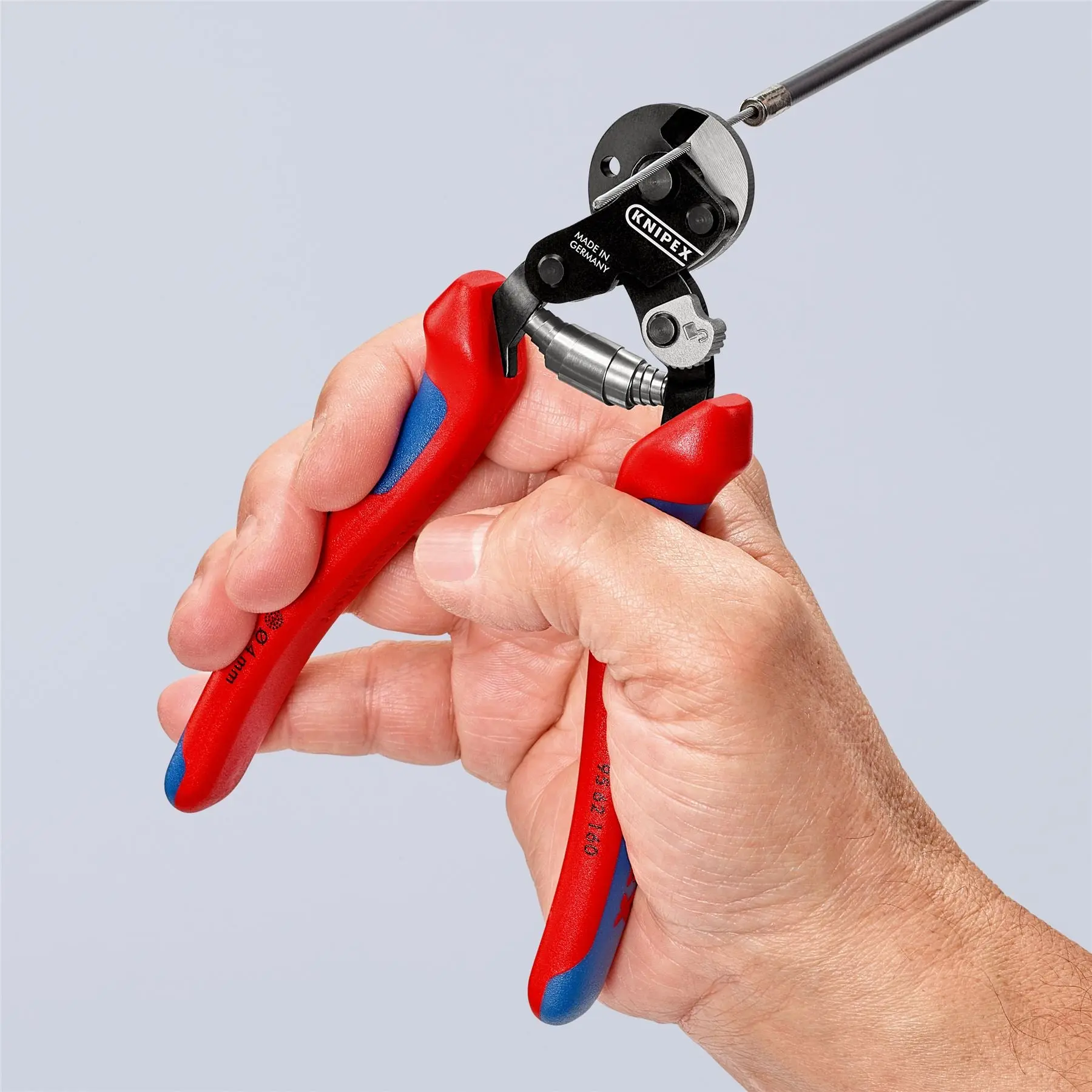 Knipex Wire Rope Cutter Multi Component Grips up to 6mm Cutting Capacity 160mm 95 62 160 - Image 4