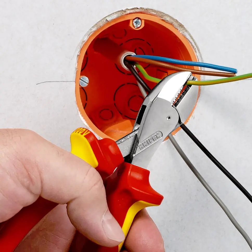 KNIPEX X-Cut Diagonal Cutting Pliers Side Cutters High Leverage 160mm VDE Multi Component Grips 73 06 160 SB - Image 6