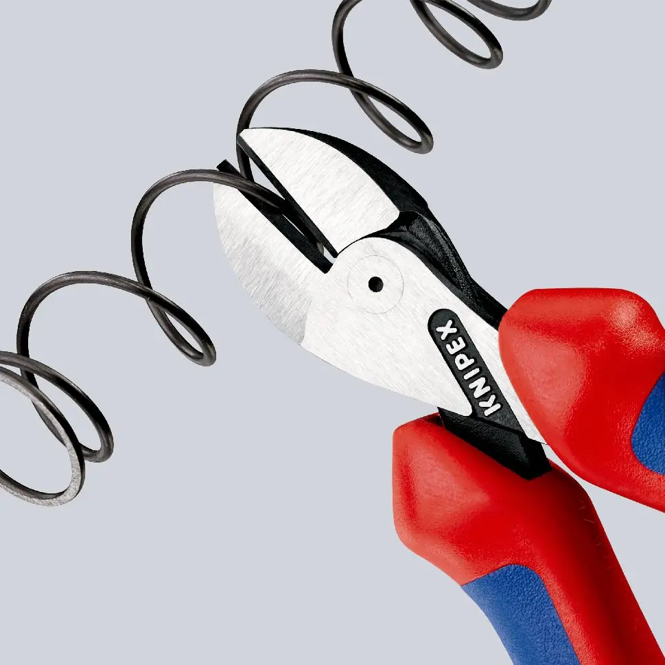 Knipex X-Cut Diagonal Side Cutting Pliers 160mm Tether Point Multi Component Grips Chrome Plated 73 05 160 T - Image 5