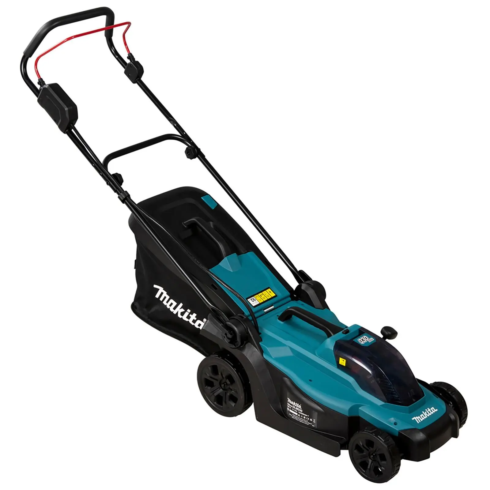Makita 33cm Lawn Mower Kit 18V LXT Li-ion Cordless Garden Grass Outdoor 5Ah Battery and Charger DLM330RT - Image 9