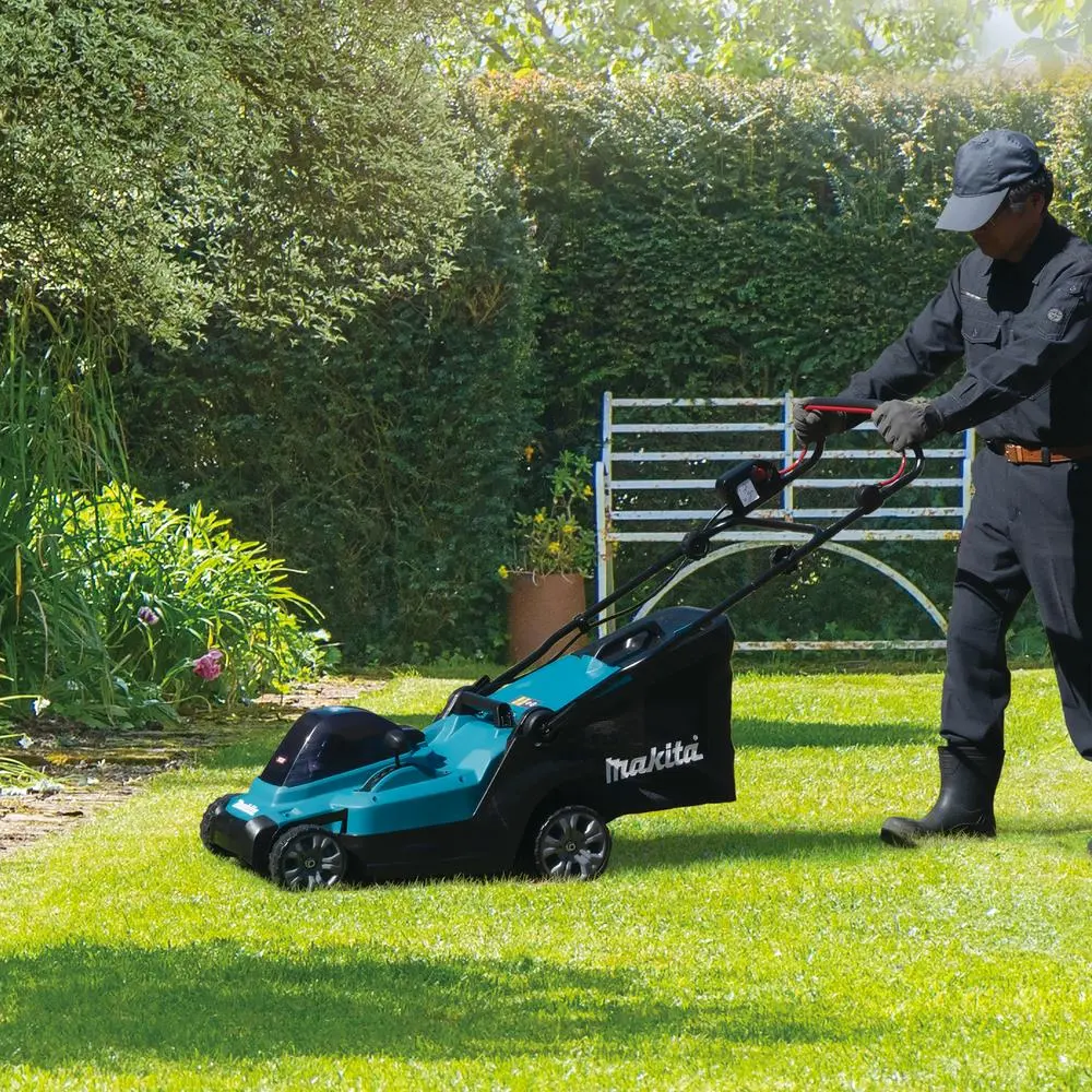 Makita 38cm Lawn Mower Kit 40V Max XGT Li-ion Cordless Garden Grass Outdoor 4Ah Battery and Charger LM003GM103 - Image 2