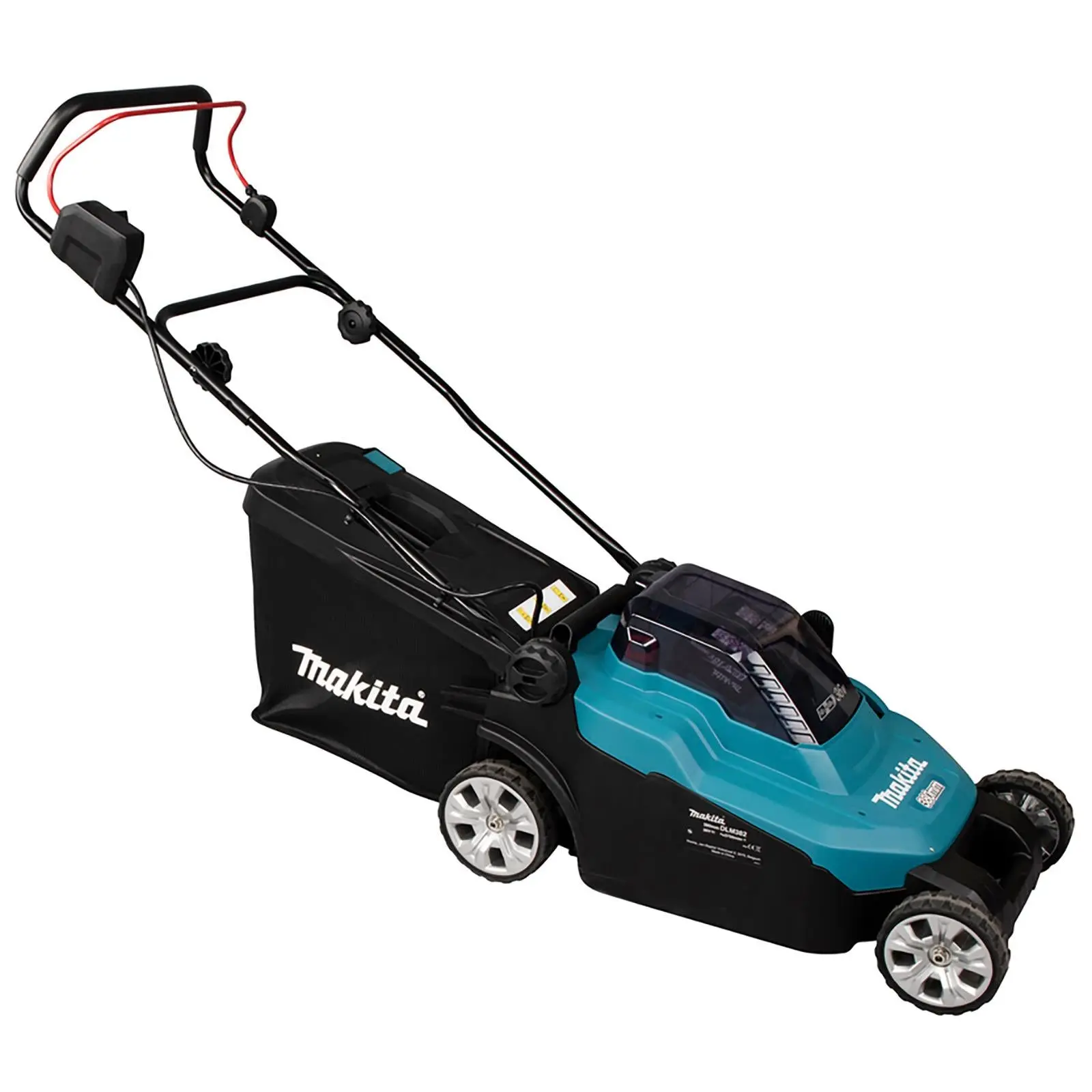 Makita 38cm Lawn Mower Kit Twin 18V LXT Li-ion Cordless Garden Grass Outdoor 2 x 5Ah Battery and Dual Charger DLM382CT2 - Image 5