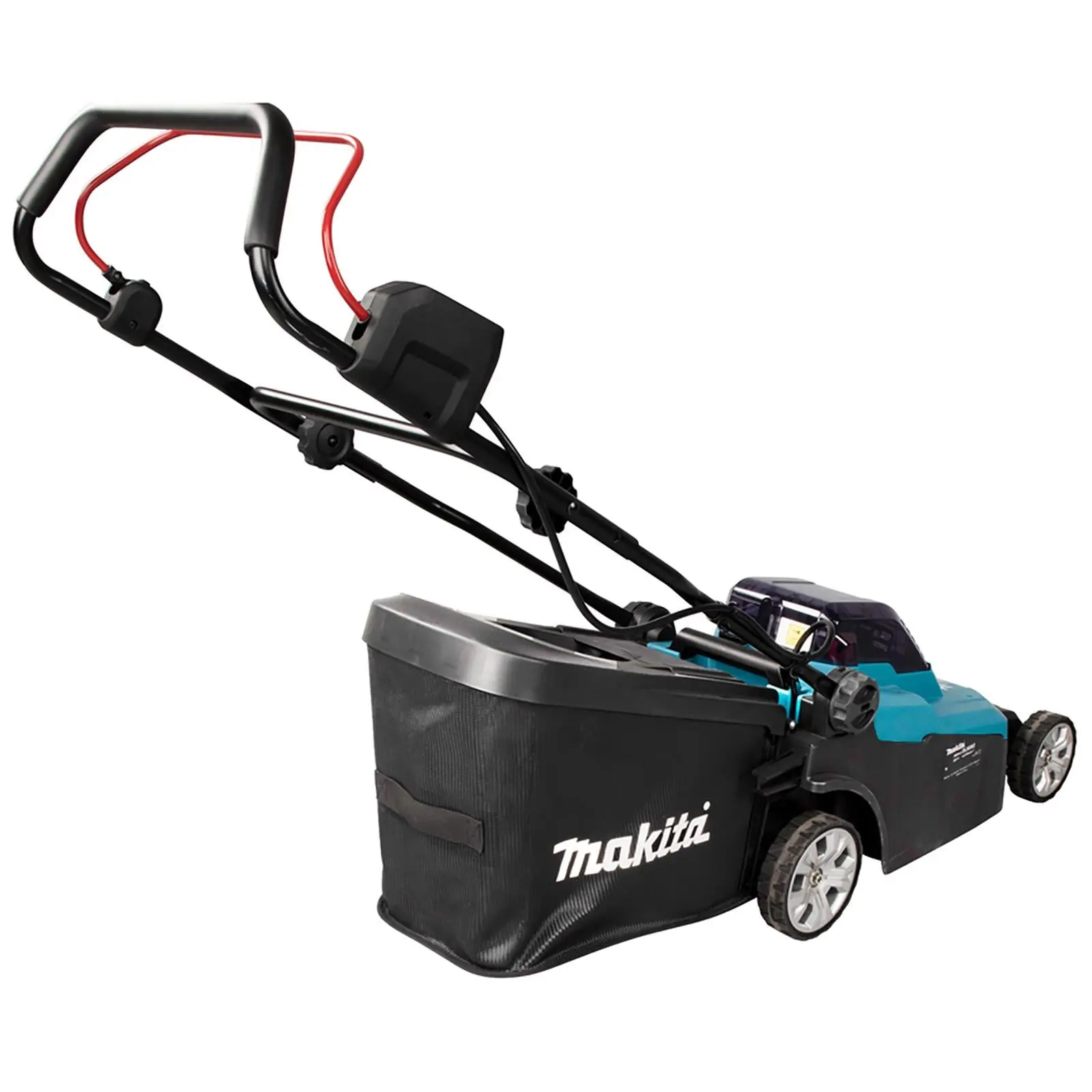 Makita 38cm Lawn Mower Kit Twin 18V LXT Li-ion Cordless Garden Grass Outdoor 2 x 6Ah Battery and Dual Rapid Charger DLM382PG2 - Image 4