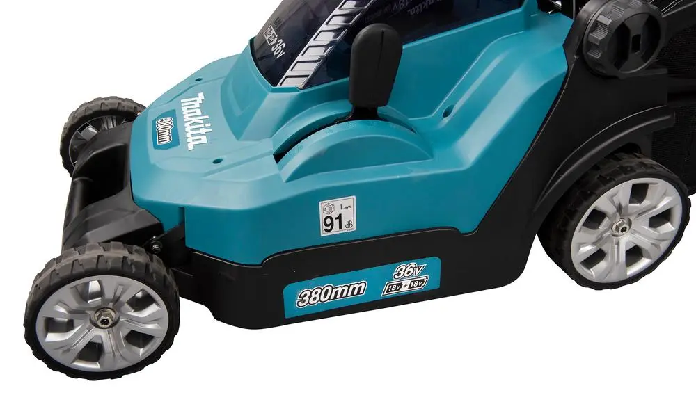 Makita 38cm Lawn Mower Twin 18V LXT Li-ion Cordless Garden Grass Outdoor Bare Unit Body Only DLM382Z - Image 12