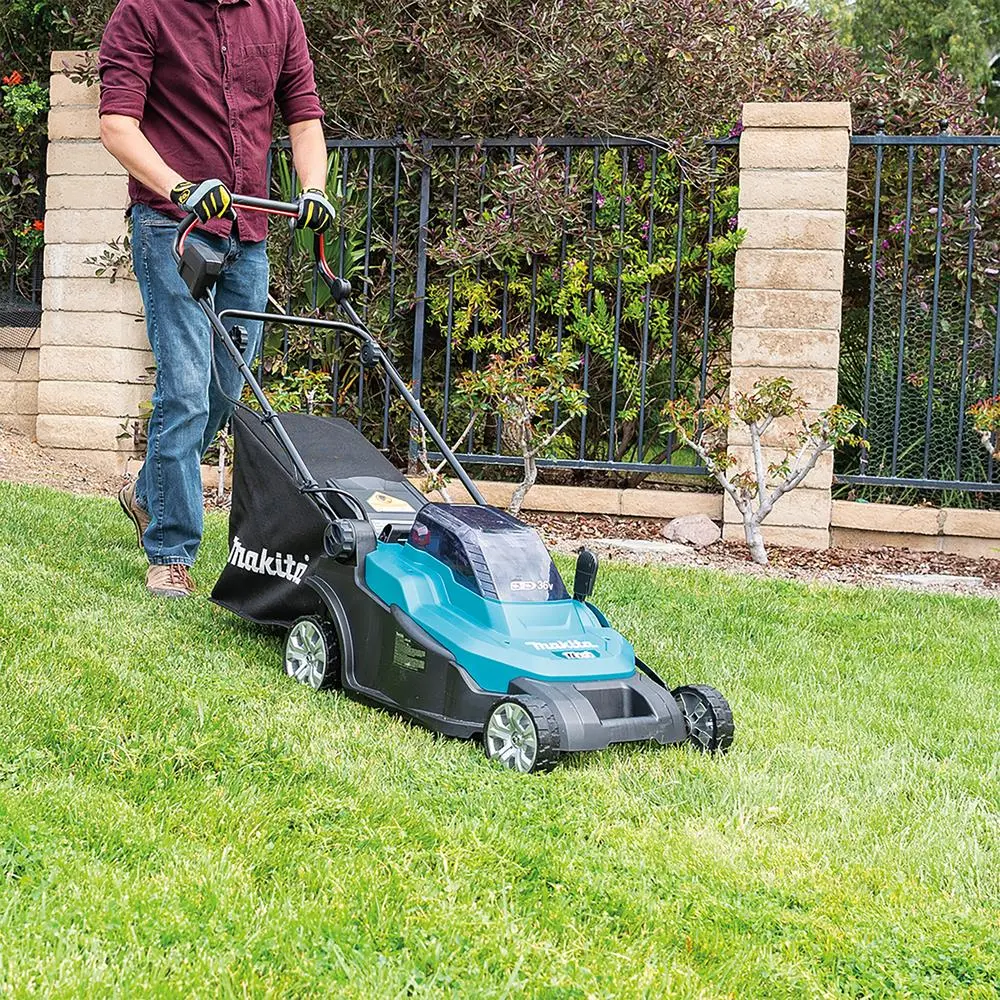 Makita 43cm Lawn Mower Twin 18V LXT Li-ion Cordless Garden Grass Outdoor Bare Unit Body Only DLM432Z - Image 12