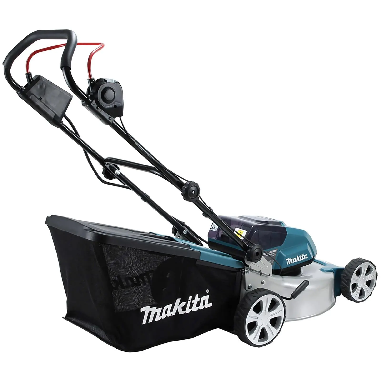Makita 46cm Lawn Mower Kit Twin 18V LXT Li-ion Cordless Garden Grass Outdoor 2 x 6Ah Battery and Dual Rapid Charger DLM460PG2 - Image 5