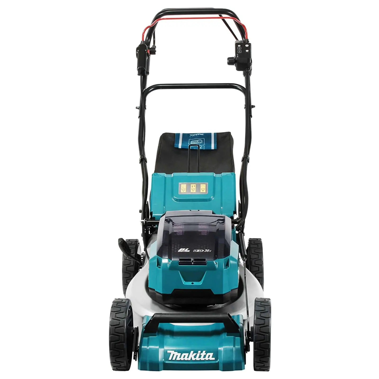 Makita 46cm Lawn Mower Kit Twin 18V LXT Li-ion Cordless Garden Grass Outdoor 2 x 6Ah Battery and Dual Rapid Charger DLM462PG2 - Image 8