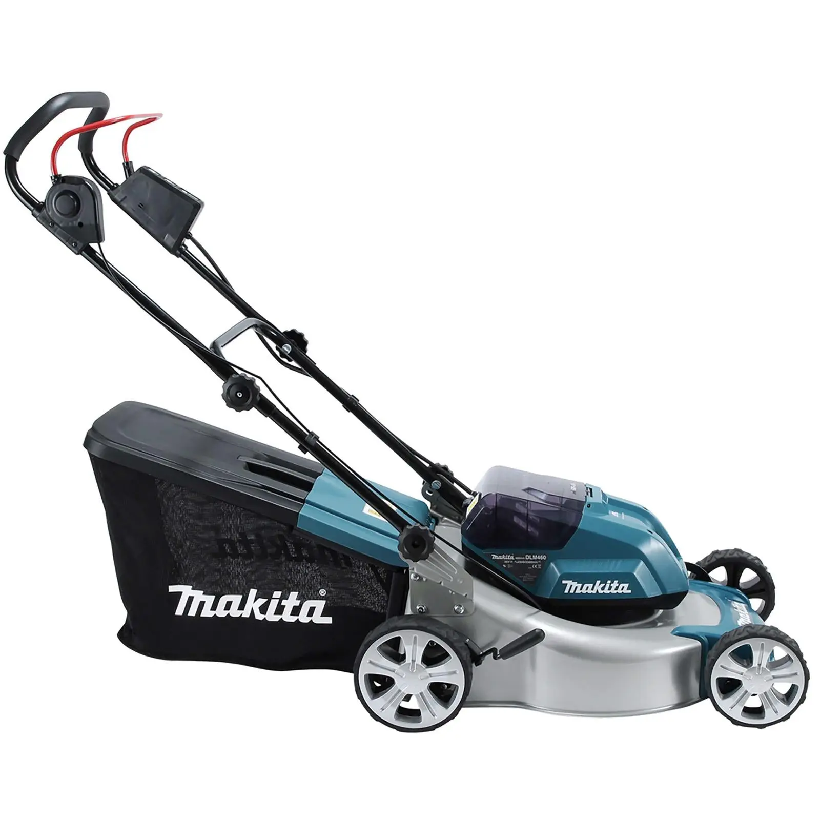 Makita 46cm Lawn Mower Kit Twin 18V LXT Li-ion Cordless Garden Grass Outdoor 4 x 5Ah Battery and Dual Rapid Charger DLM460PT4 - Image 7