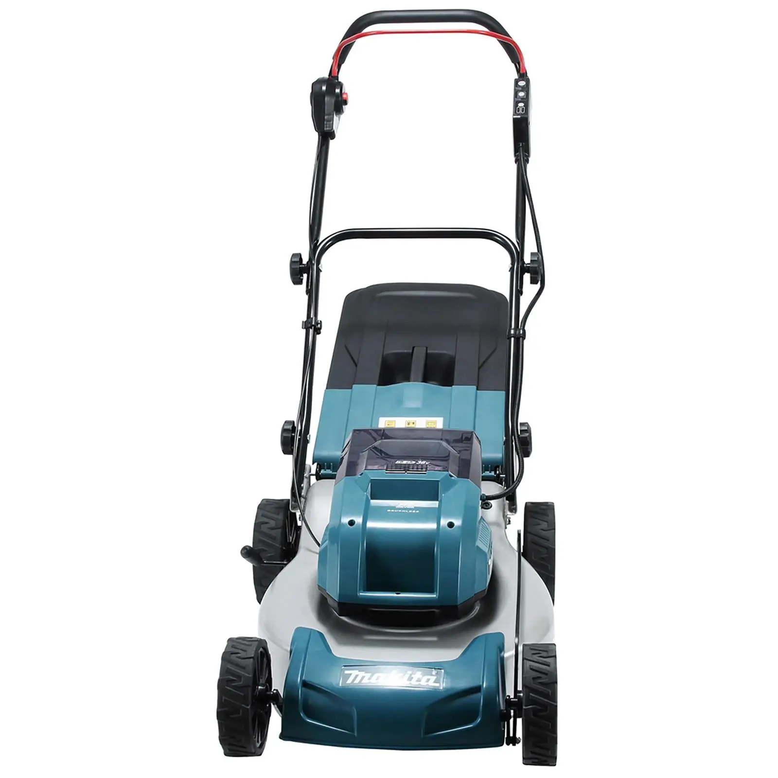 Makita 46cm Lawn Mower Kit Twin 18V LXT Li-ion Cordless Garden Grass Outdoor 4 x 5Ah Battery and Dual Rapid Charger DLM460PT4 - Image 8