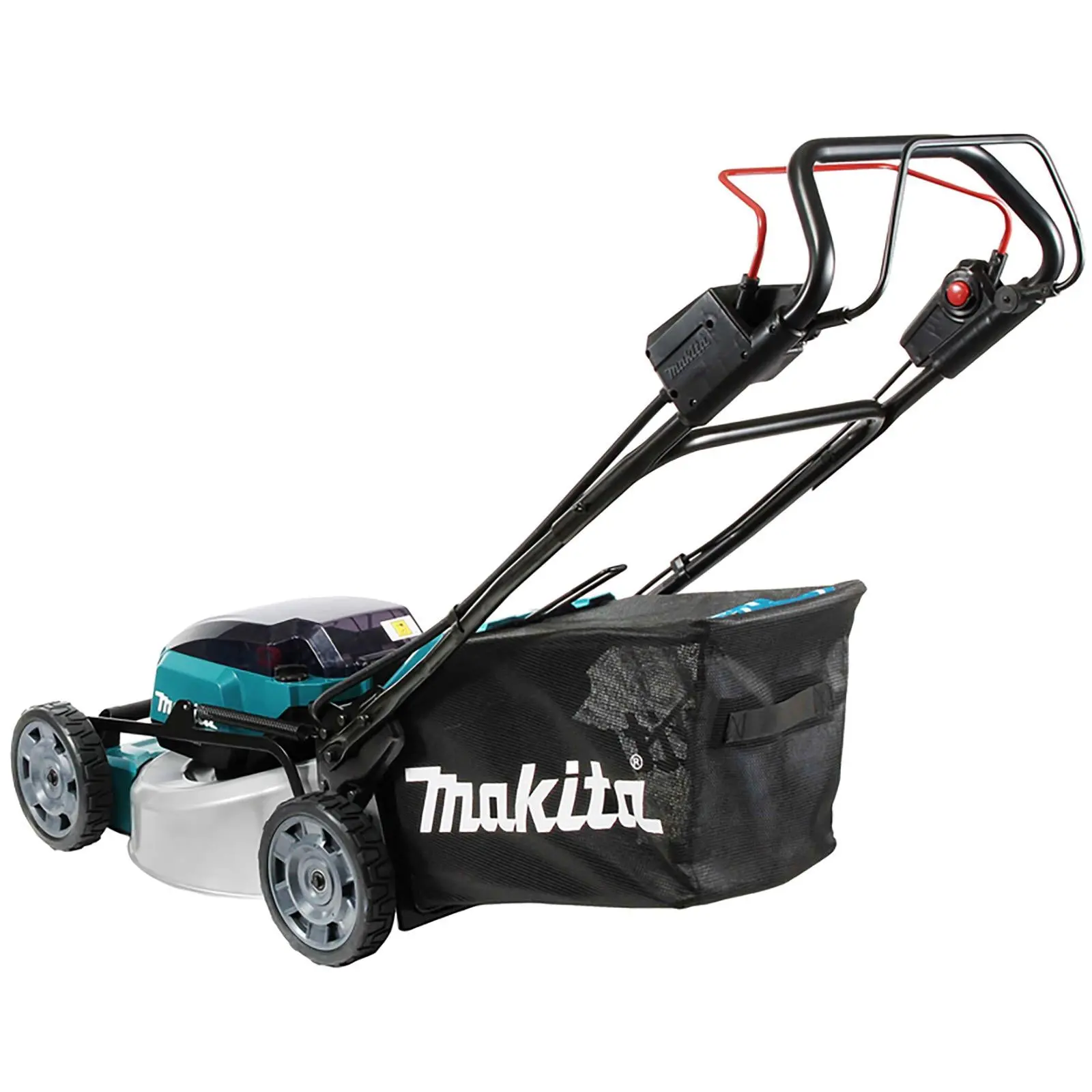 Makita 46cm Lawn Mower Kit Twin 18V LXT Li-ion Cordless Garden Grass Outdoor 4 x 5Ah Battery and Dual Rapid Charger DLM462PT4 - Image 7