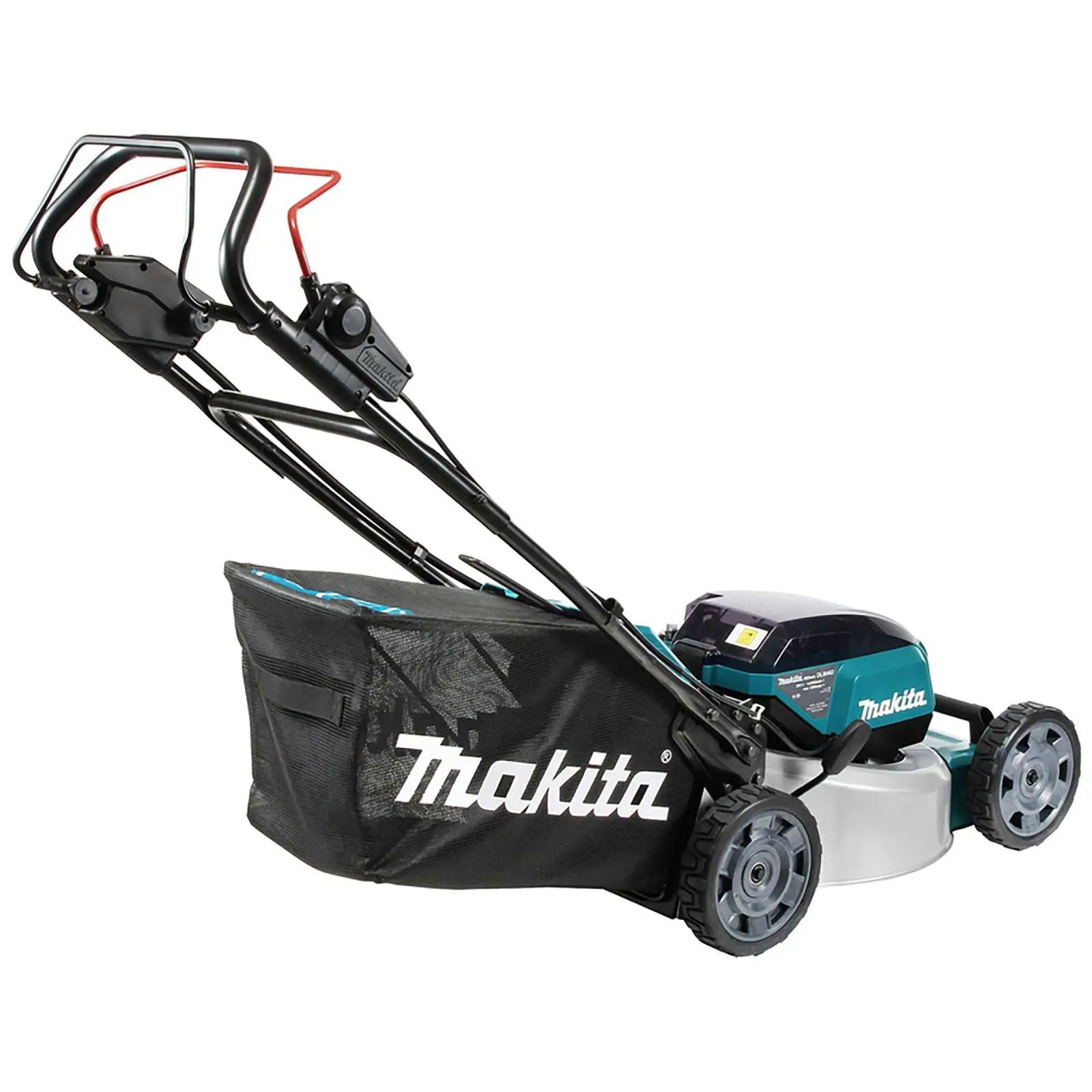 Makita 46cm Lawn Mower Kit Twin 18V LXT Li-ion Cordless Garden Grass Outdoor 4 x 5Ah Battery and Dual Rapid Charger DLM462PT4 - Image 8