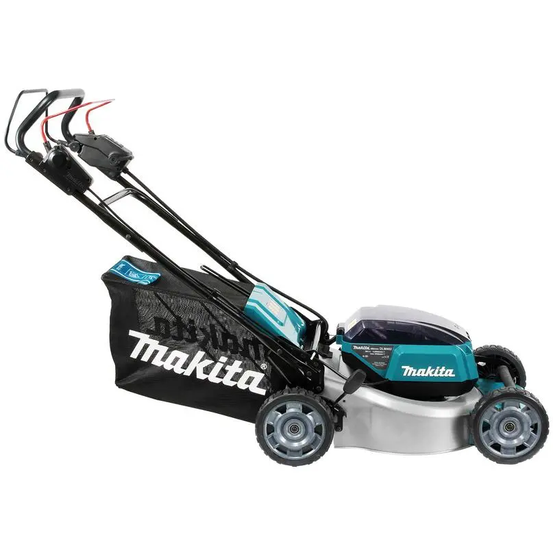 Makita 46cm Lawn Mower Kit Twin 18V LXT Li-ion Cordless Garden Grass Outdoor 4 x 5Ah Battery and Dual Rapid Charger DLM462PT4 - Image 9