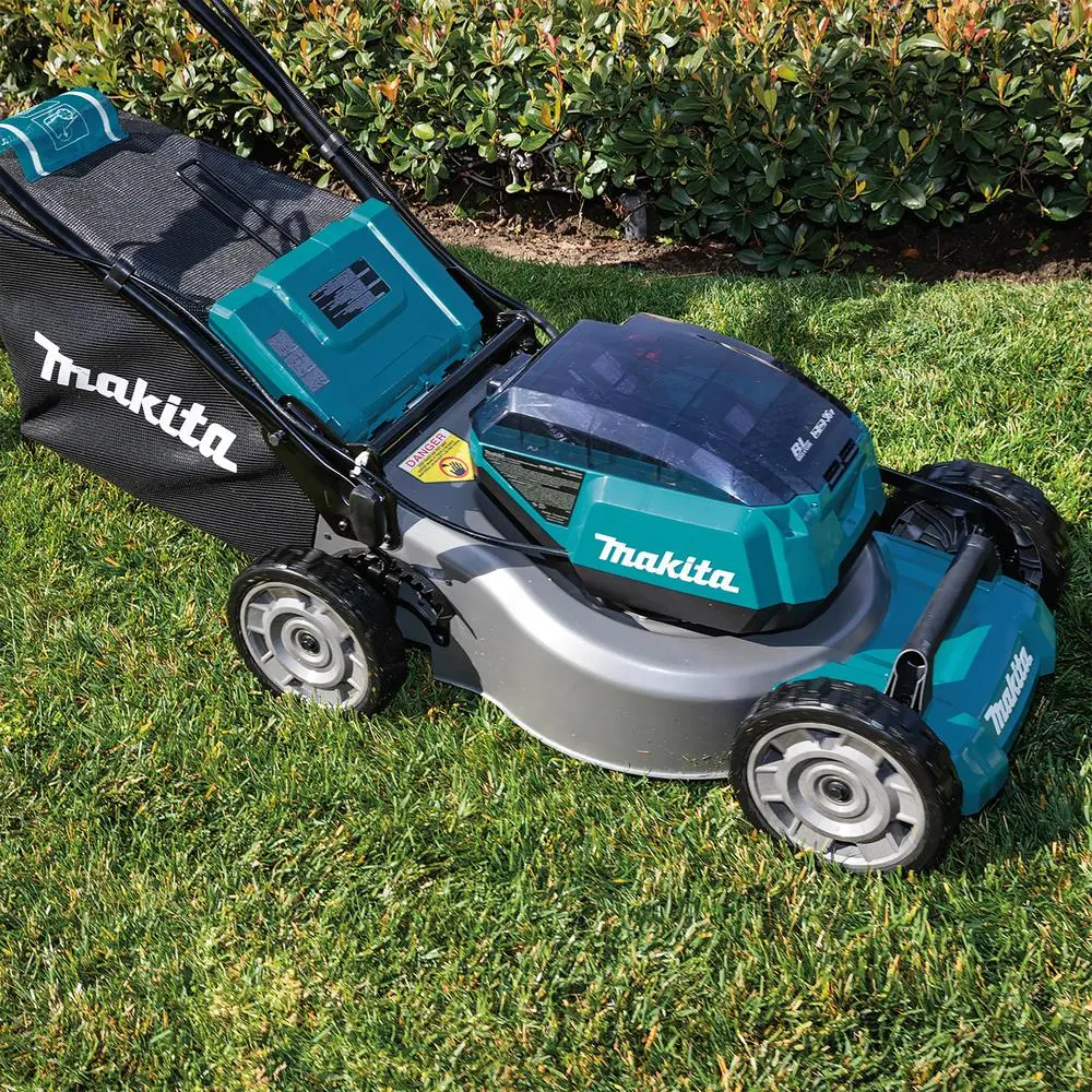 Makita 46cm Lawn Mower Twin 18V LXT Li-ion Cordless Garden Grass Outdoor Bare Unit Body Only DLM462Z - Image 4