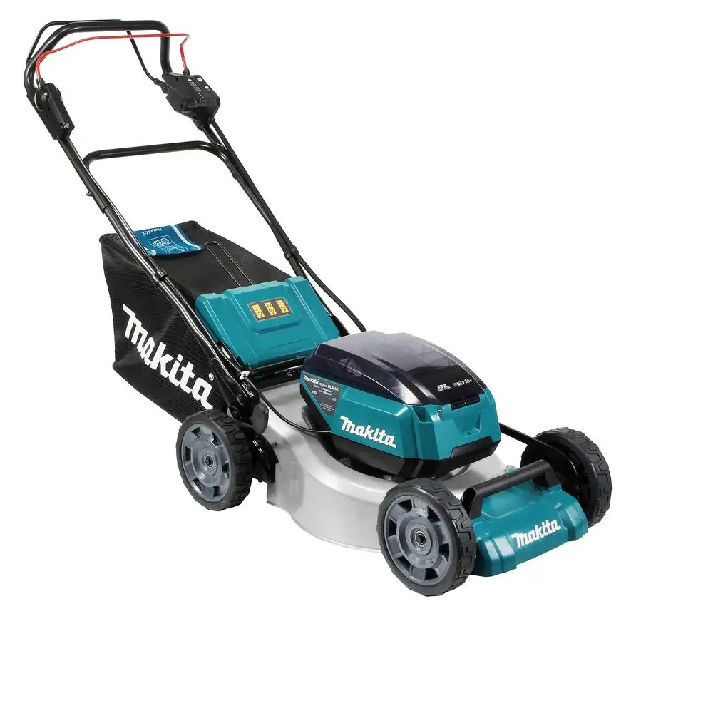 Makita 46cm Lawn Mower Twin 18V LXT Li-ion Cordless Garden Grass Outdoor Bare Unit Body Only DLM462Z - Image 9