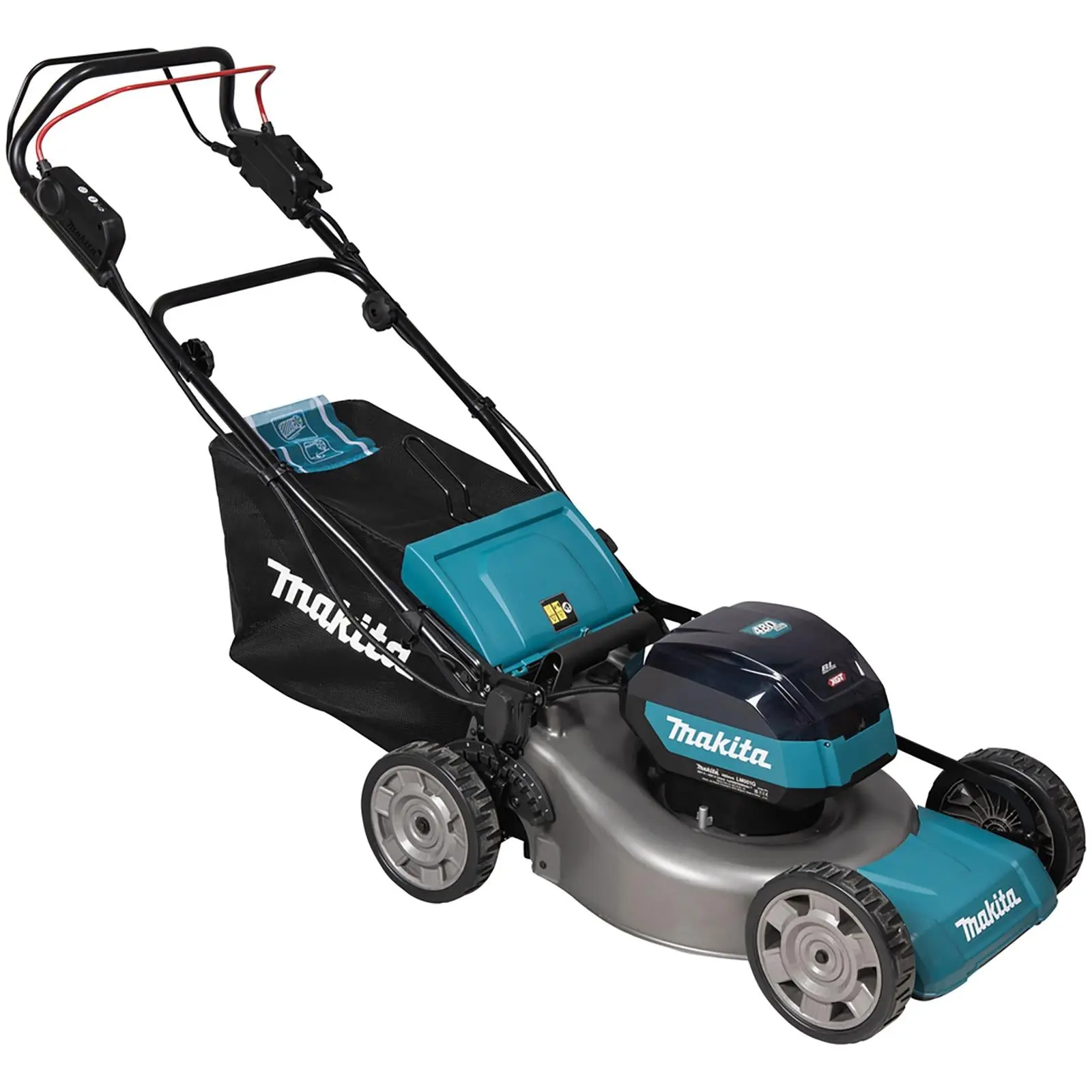 Makita 48cm Lawn Mower 40V Max XGT Li-ion Cordless Garden Grass Outdoor 2 x 5Ah Battery and Dual Fast Charger LM001GT204 - Image 6