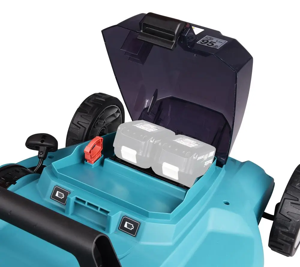Makita 48cm Lawn Mower Kit Twin 18V LXT Li-ion Cordless Garden Grass Outdoor 2 x 5Ah Battery and Dual Charger DLM481CT2 - Image 3