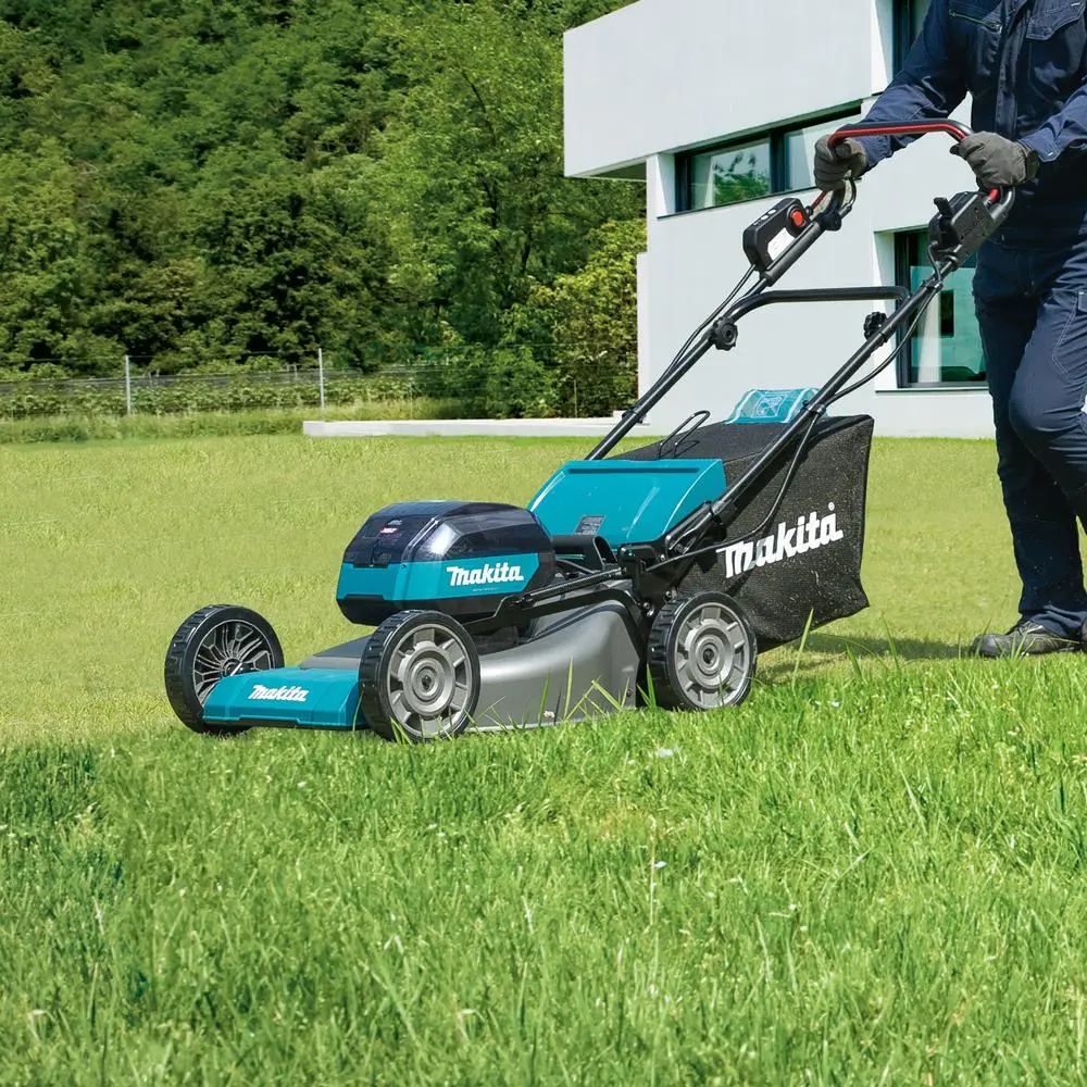 Makita 53cm Lawn Mower 40V Max XGT Li-ion Cordless Garden Grass Outdoor 2 x 5Ah Battery and Dual Fast Charger LM002GT204 - Image 5