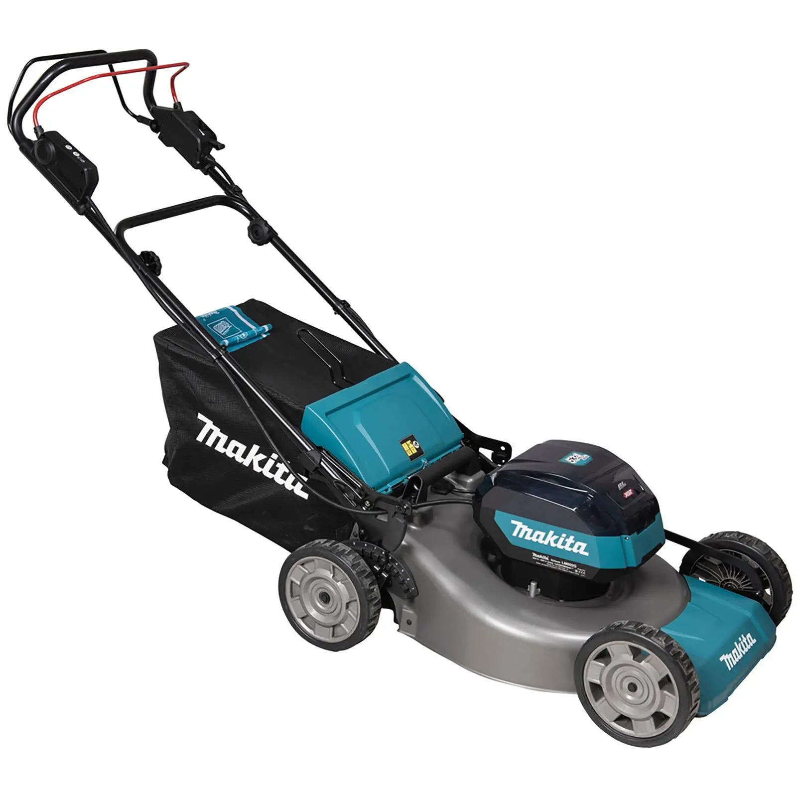 Makita 53cm Lawn Mower 40V Max XGT Li-ion Cordless Garden Grass Outdoor 2 x 5Ah Battery and Dual Fast Charger LM002GT204 - Image 9