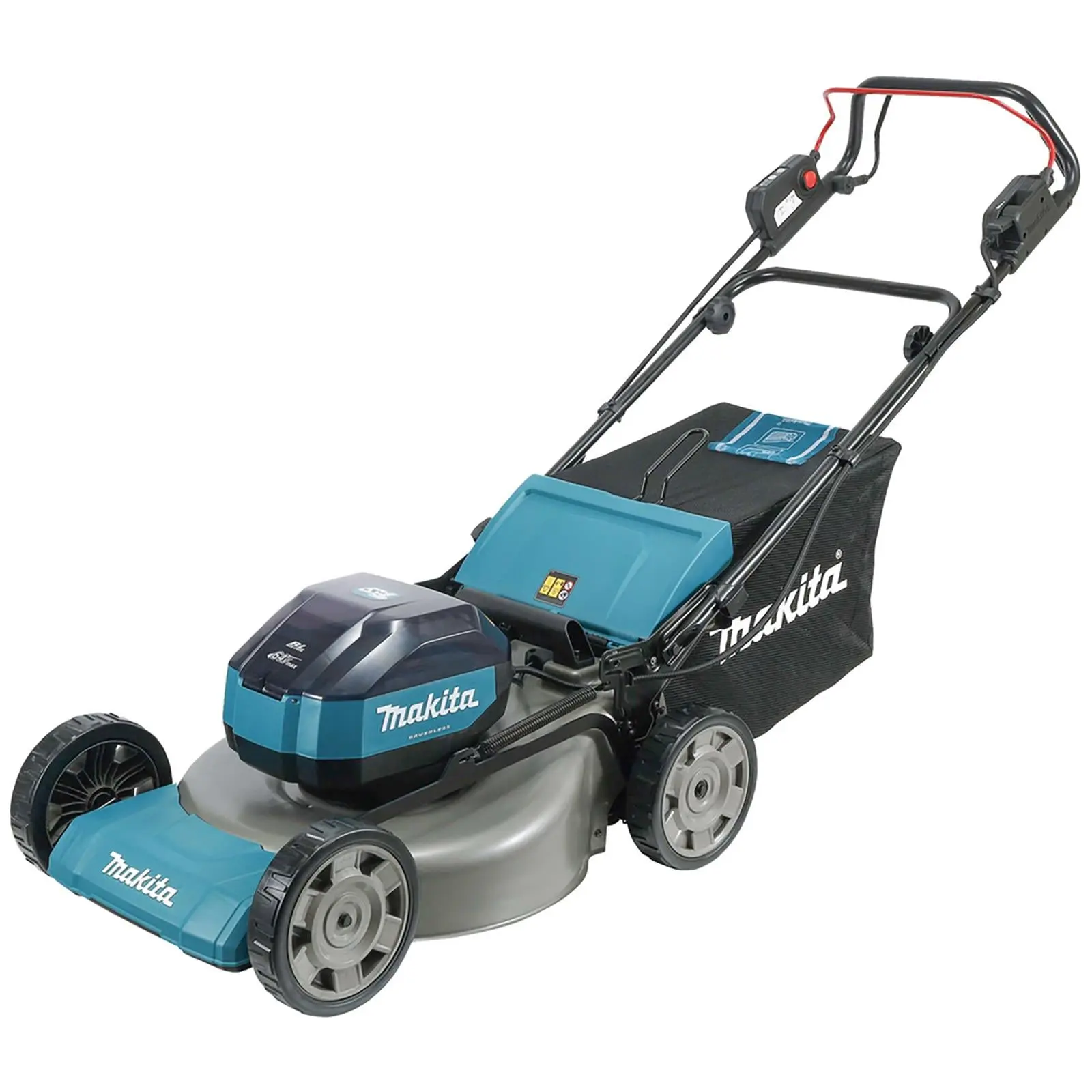 Makita 53cm Lawn Mower Kit 64V Max Li-ion Cordless Garden Grass Outdoor 4Ah Battery and Charger LM004JM101