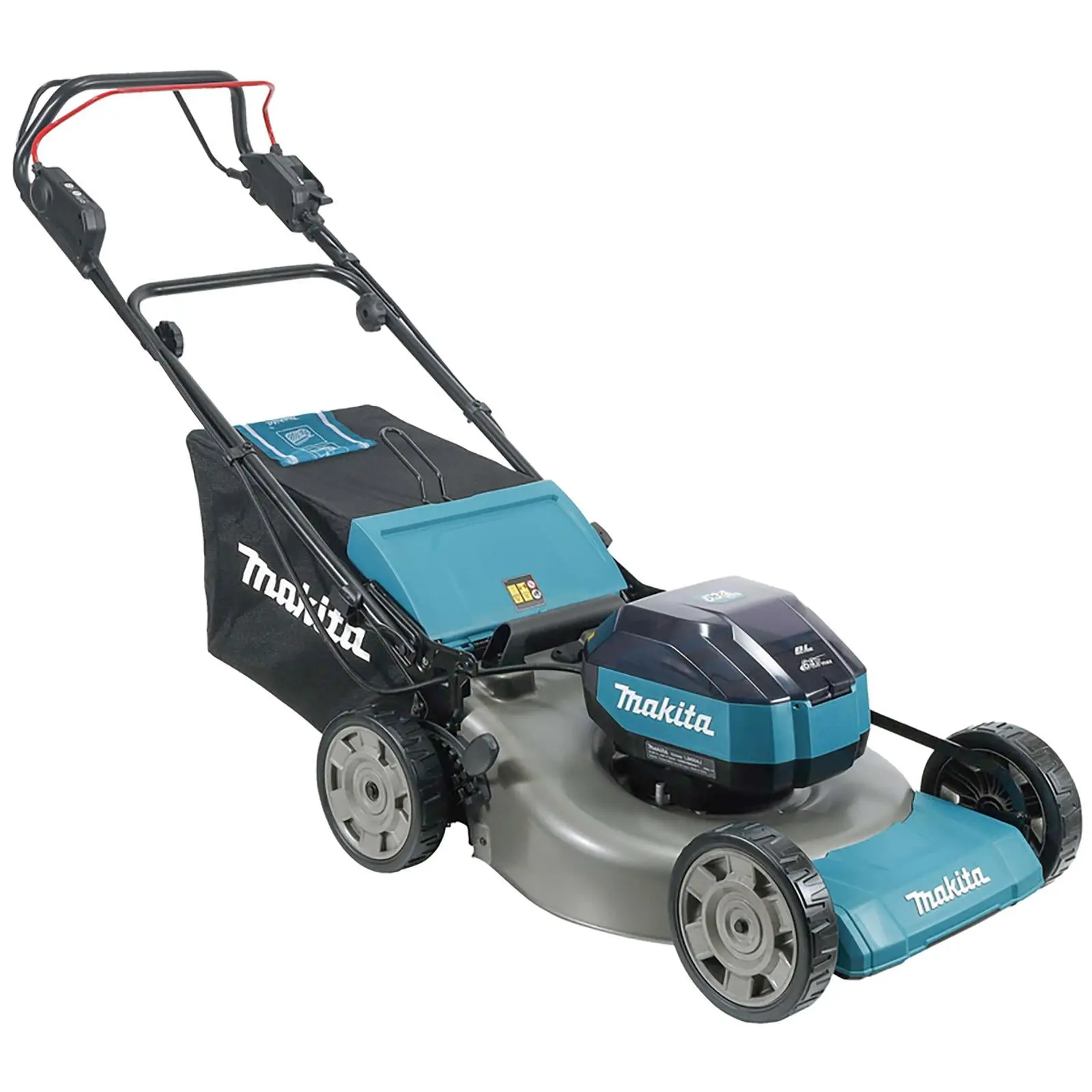 Makita 53cm Lawn Mower Kit 64V Max Li-ion Cordless Garden Grass Outdoor 4Ah Battery and Charger LM004JM101 - Image 8